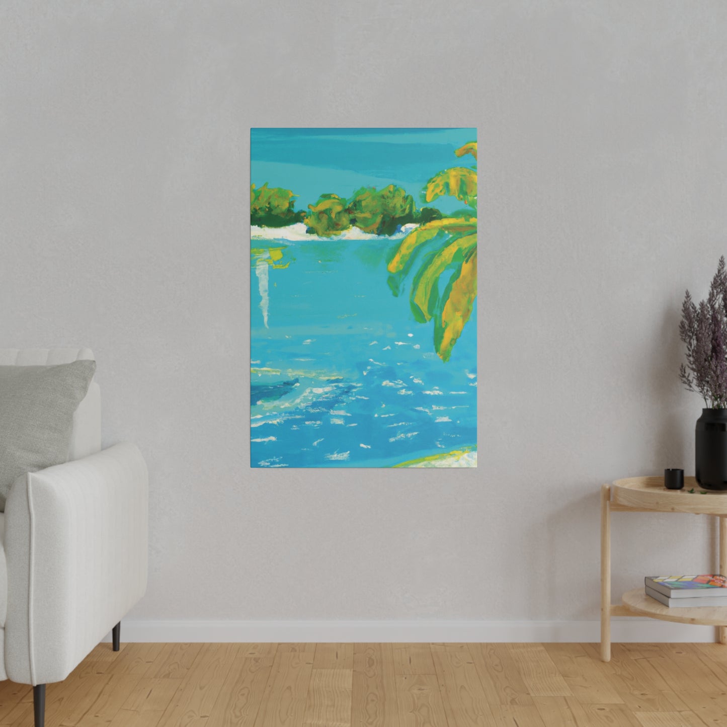 2261V - Bahamas Ocean Painting Print | Bahamas | Ocean | Beach | Poster | Home Decor | Wall Art | Canvas