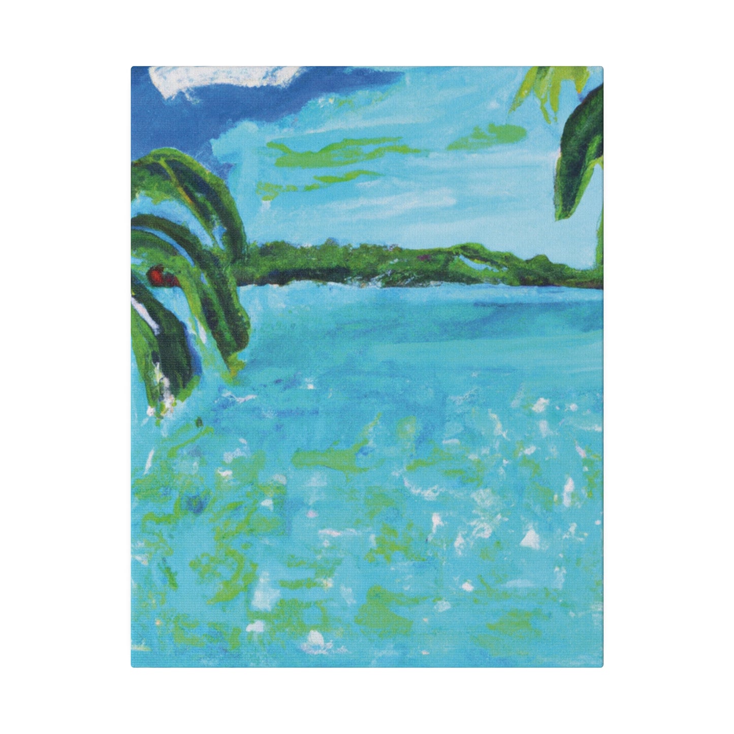 2143W - Bahamas Ocean Painting Print | Bahamas | Ocean | Beach | Poster | Home Decor | Wall Art | Canvas