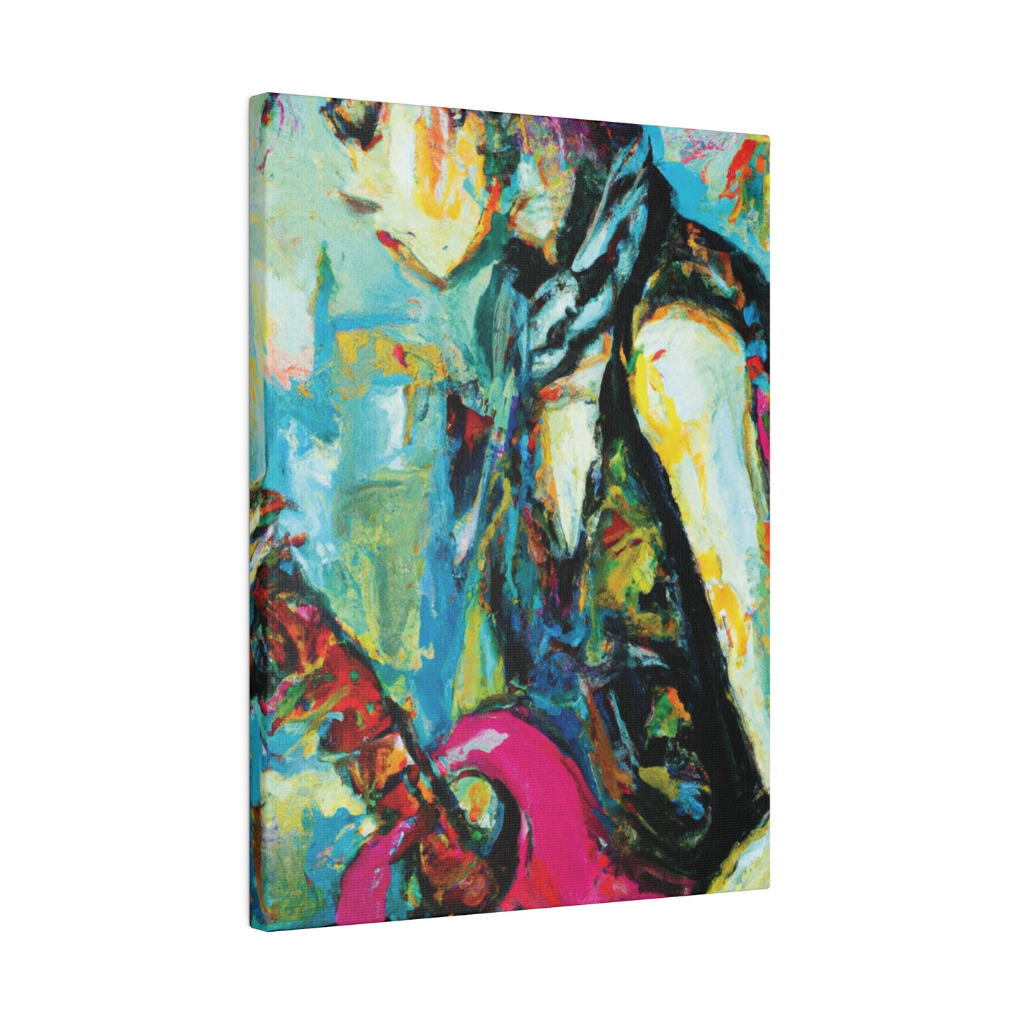 4727S - Rockstar Oil Painting Style Print | Poster | Home Decor | Wall Art | Music Art | Canvas