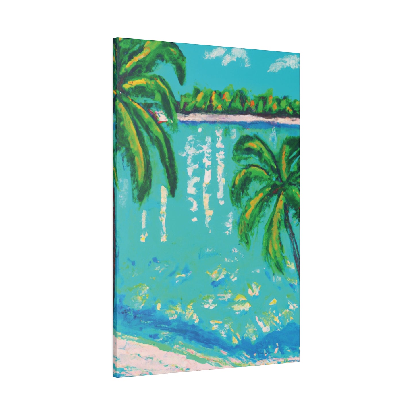 6412Q - Bahamas Ocean Painting Print | Bahamas | Ocean | Beach | Poster | Home Decor | Wall Art | Canvas