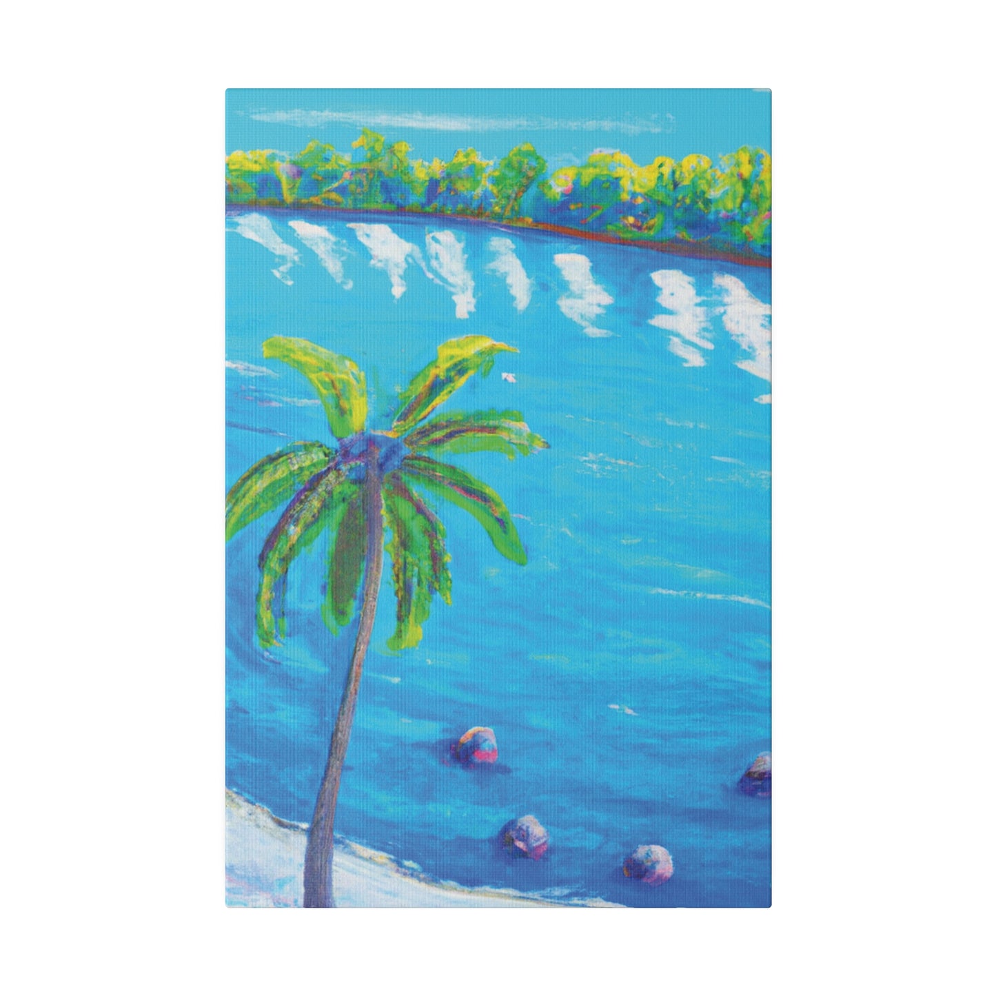 3952F - Bahamas Ocean Painting Print | Bahamas | Ocean | Beach | Poster | Home Decor | Wall Art | Canvas