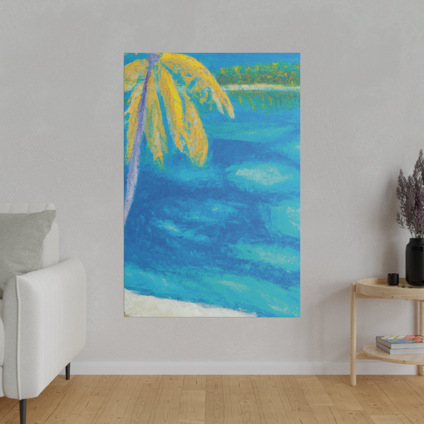 5874A - Bahamas Ocean Painting Print | Bahamas | Ocean | Beach | Poster | Home Decor | Wall Art | Canvas