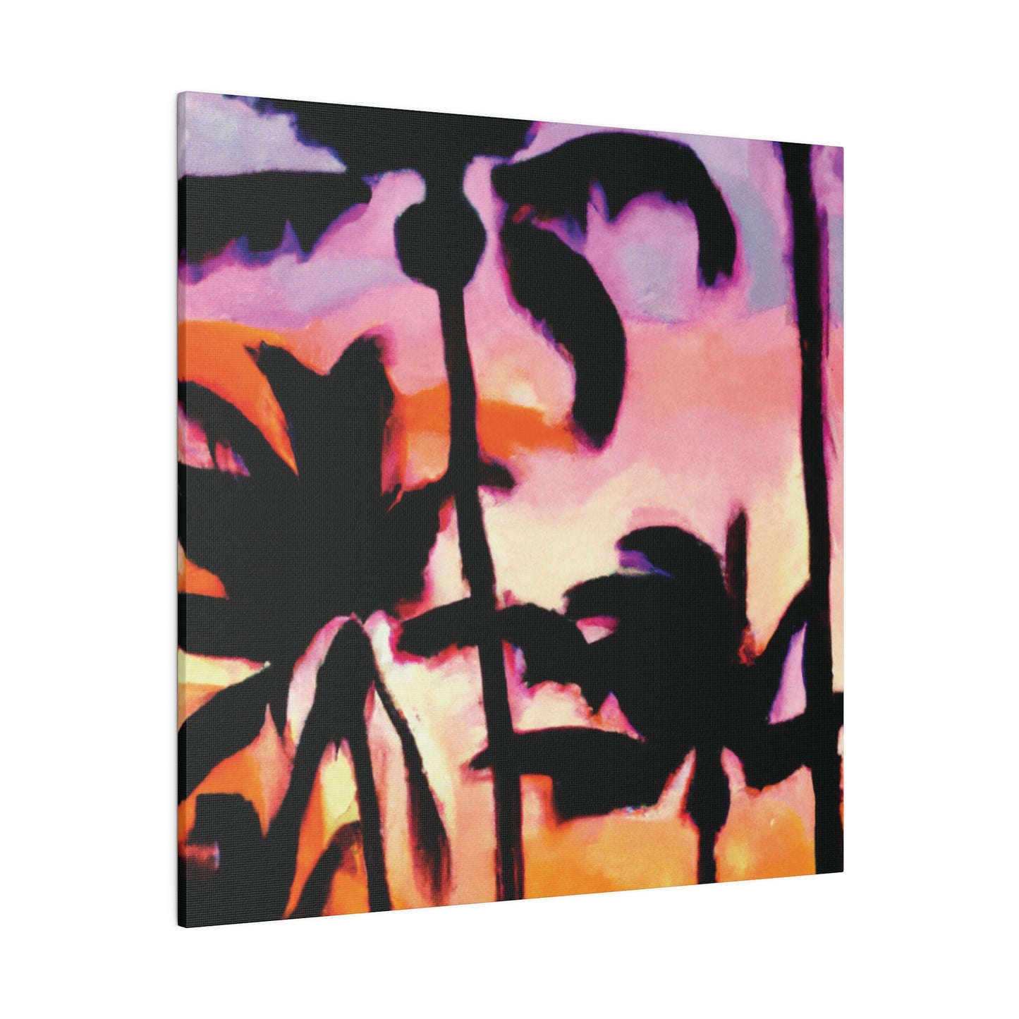 2090A - Miami Beach Sunset Painting Print | Miami | Beach | Sunset | Poster | Home Decor | Wall Art | Canvas