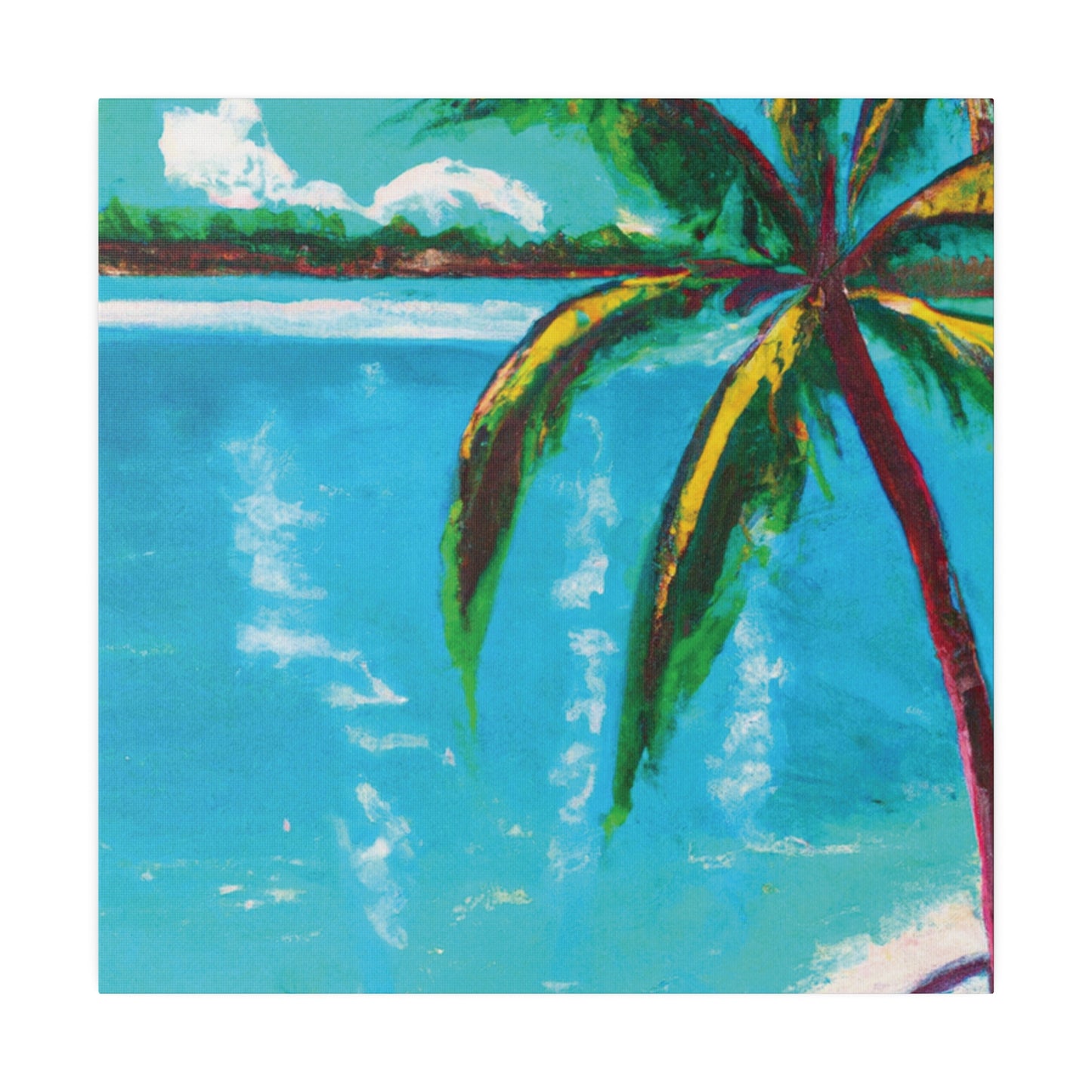 3917M - Bahamas Ocean Painting Print | Bahamas | Ocean | Beach | Poster | Home Decor | Wall Art | Canvas