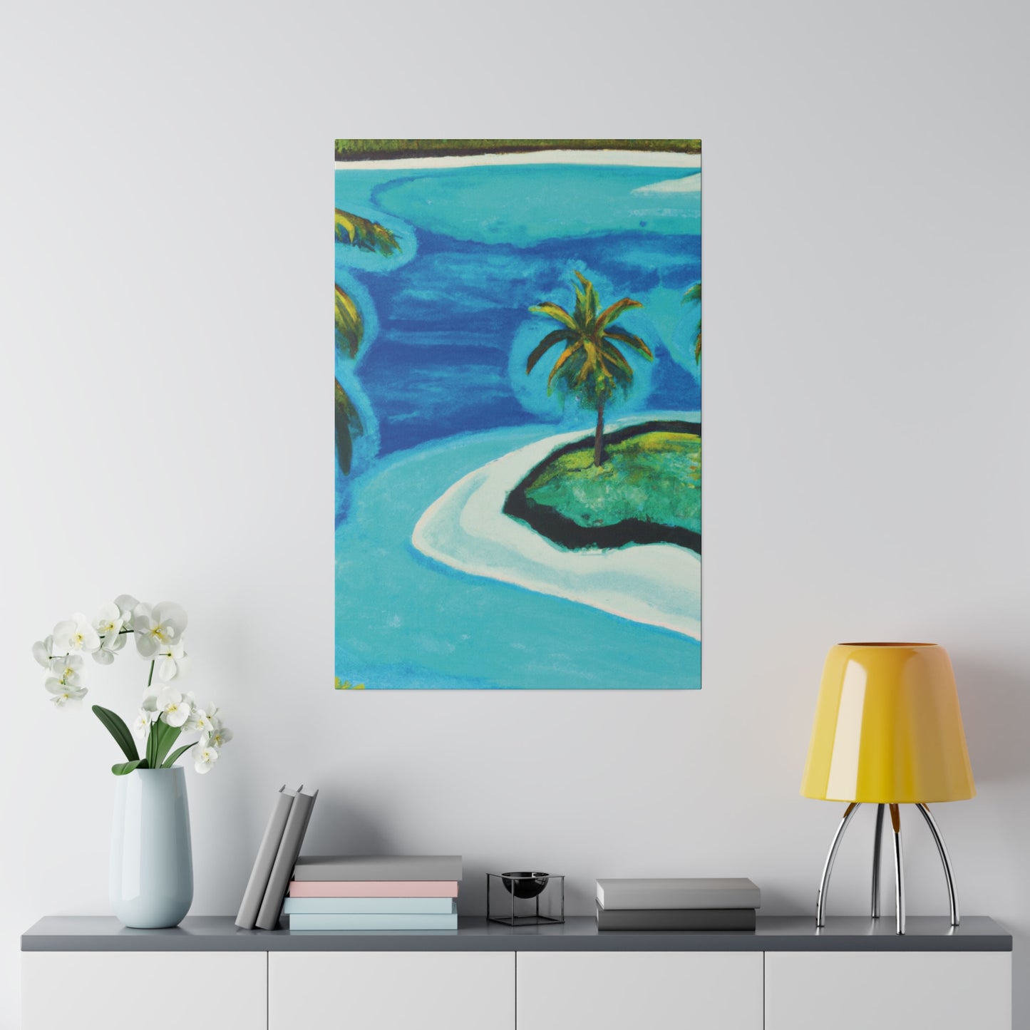 4265U - Bahamas Ocean Painting Print | Bahamas | Ocean | Beach | Poster | Home Decor | Wall Art | Canvas