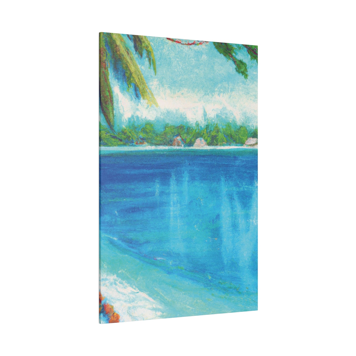 3198N - Bahamas Ocean Painting Print | Bahamas | Ocean | Beach | Poster | Home Decor | Wall Art | Canvas