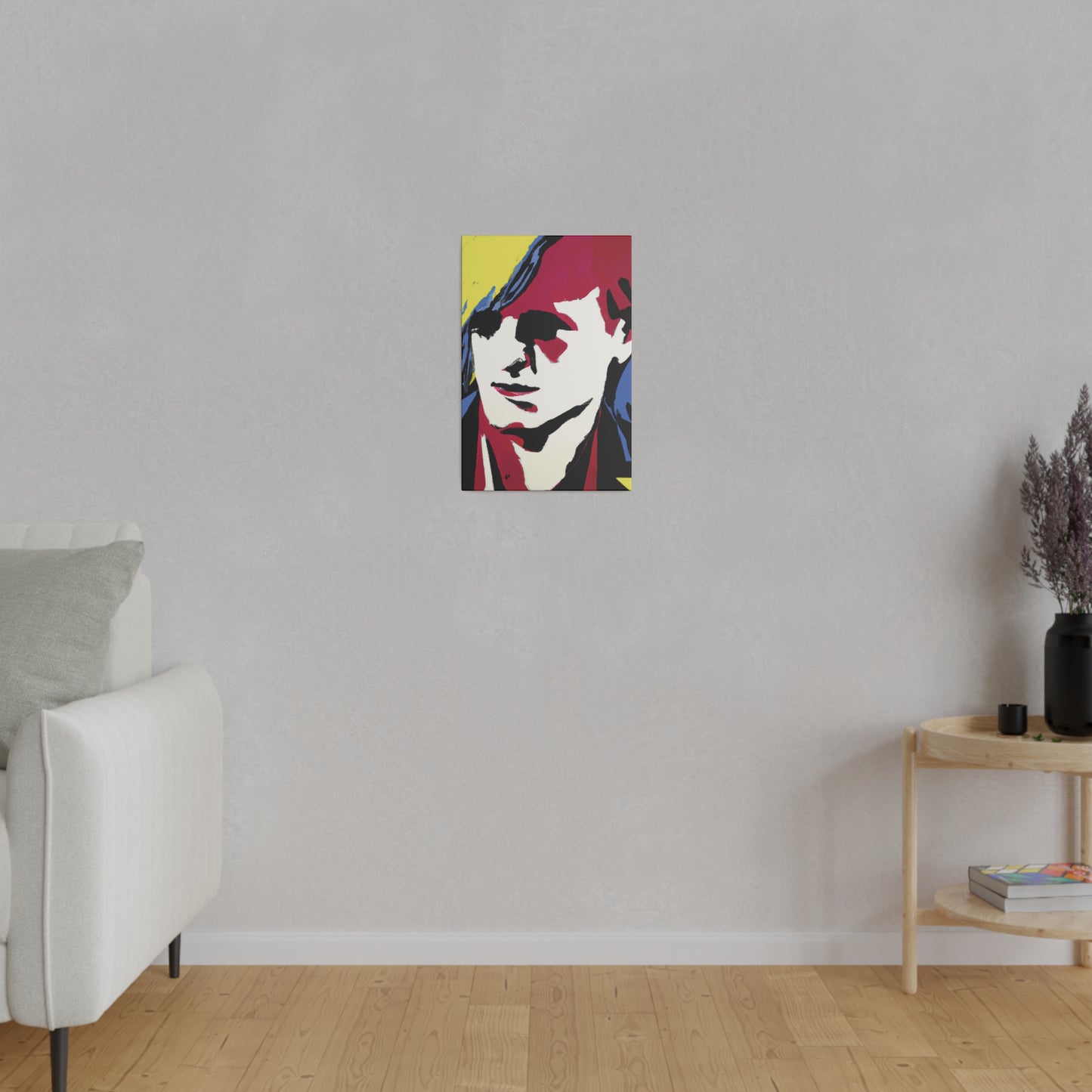 8246E - Rockstar Painting Print | Face | Abstract | Poster | Home Decor | Wall Art | Music Art | Canvas