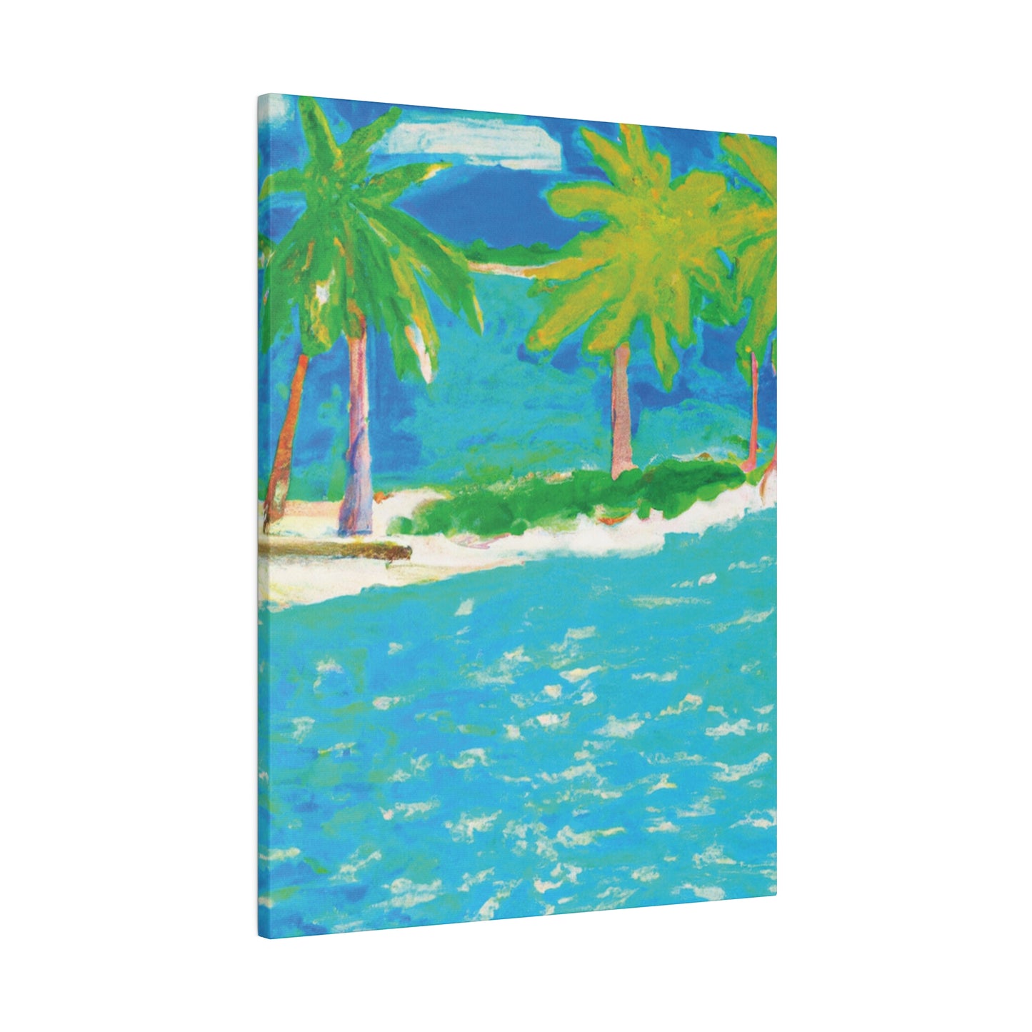 3271K - Bahamas Ocean Painting Print | Bahamas | Ocean | Beach | Poster | Home Decor | Wall Art | Canvas