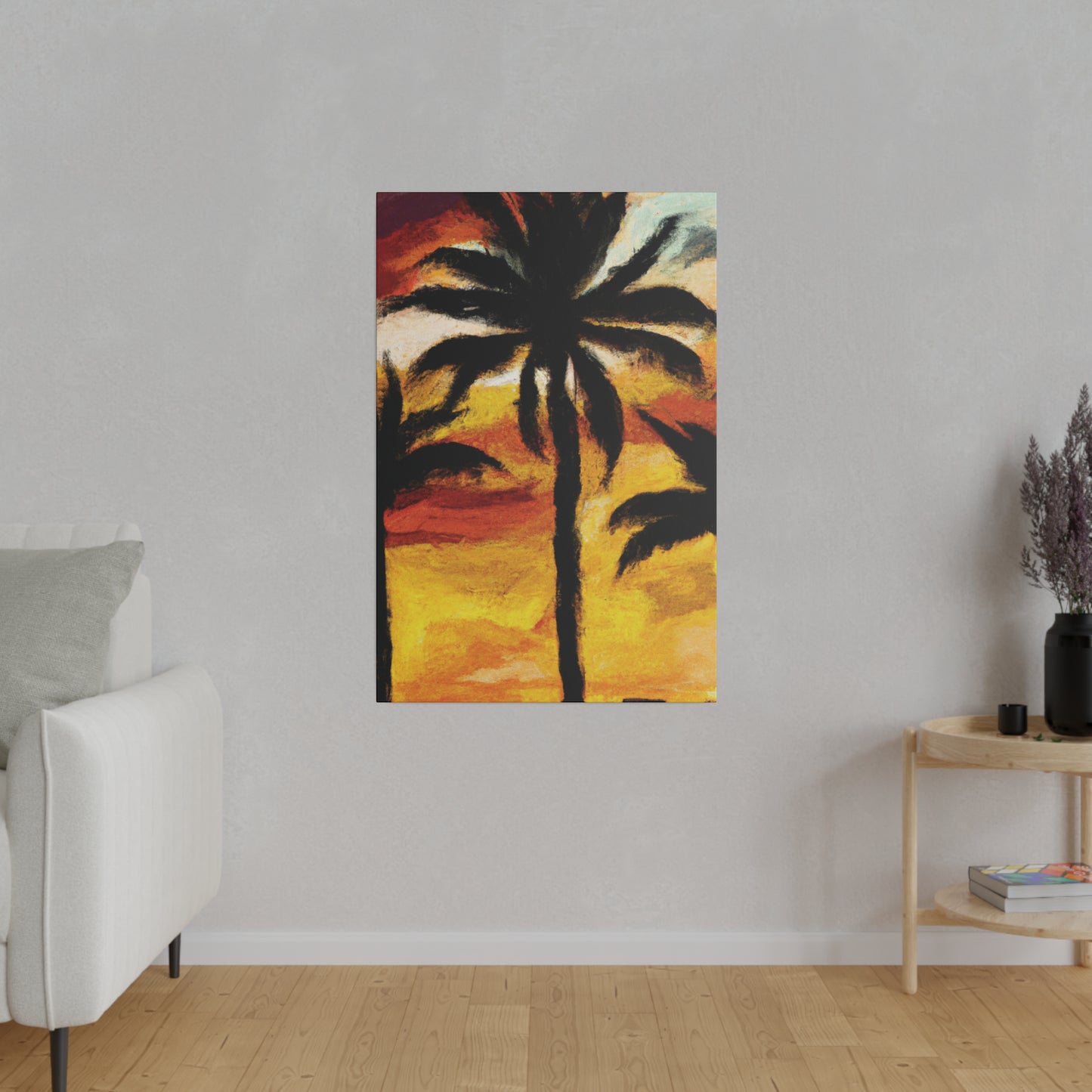 3122C - Miami Beach Sunset Painting Print | Miami | Beach | Sunset | Poster | Home Decor | Wall Art | Canvas