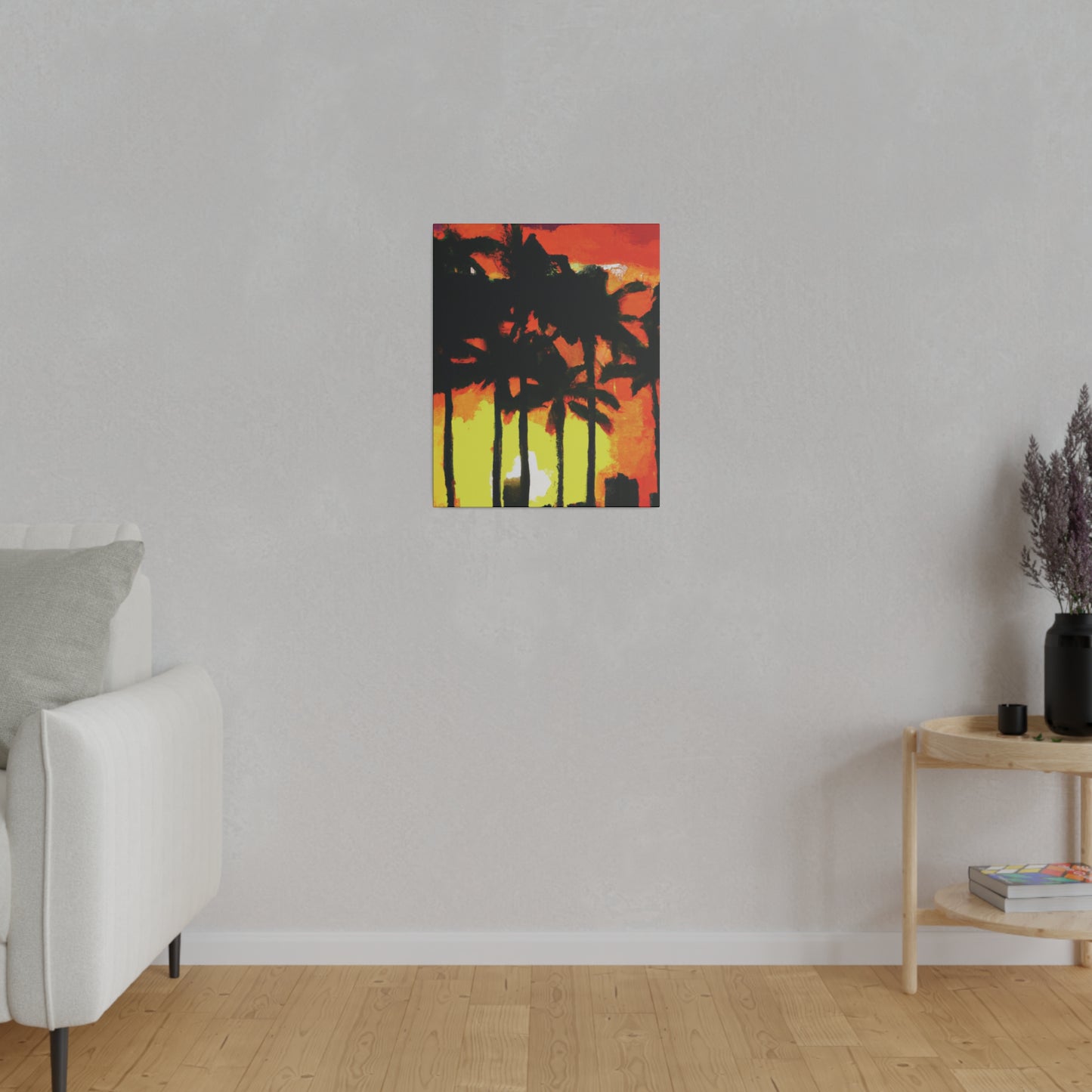 8291L - Miami Beach Sunset Painting Print | Miami | Beach | Sunset | Poster | Home Decor | Wall Art | Canvas
