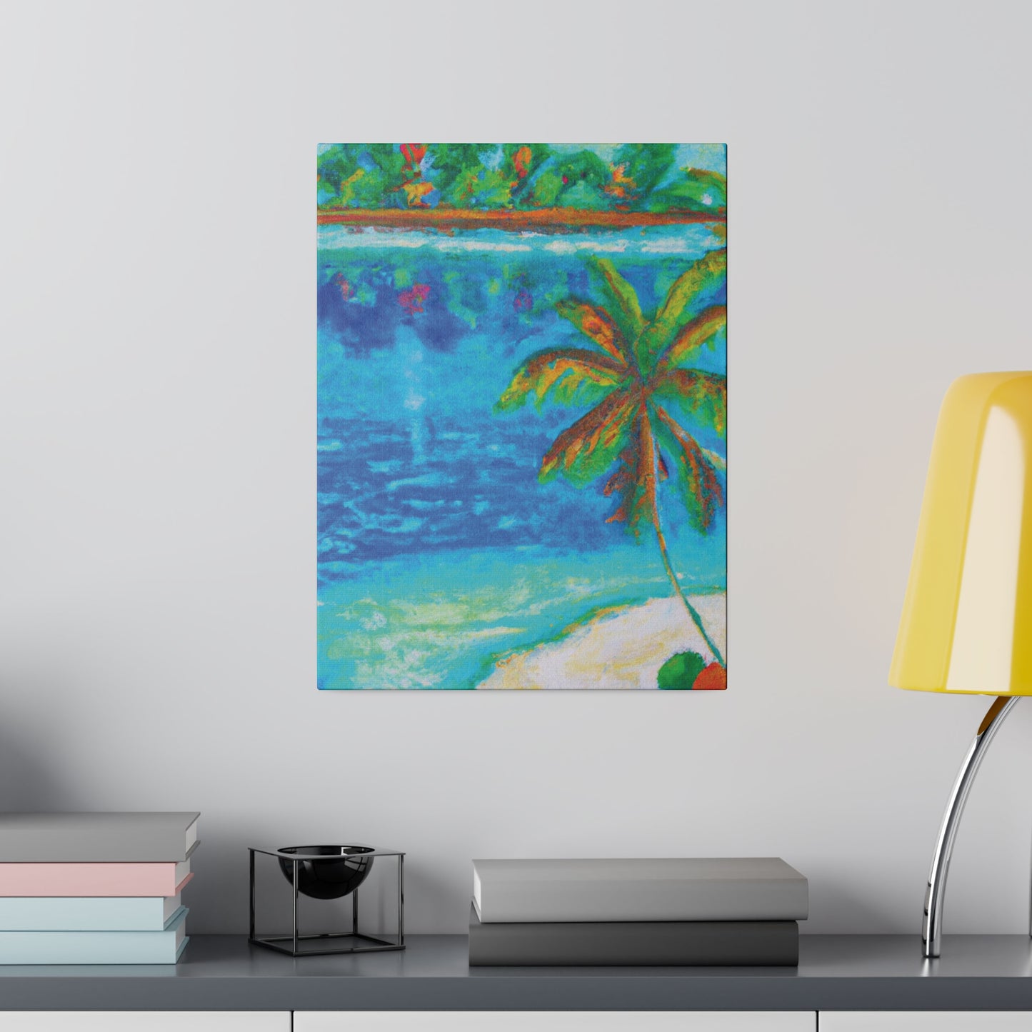 8252T - Bahamas Ocean Painting Print | Bahamas | Ocean | Beach | Poster | Home Decor | Wall Art | Canvas