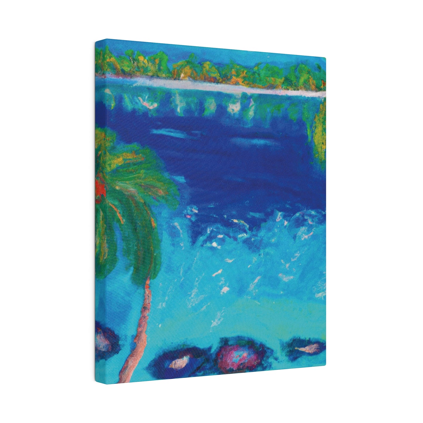 9850E - Bahamas Ocean Painting Print | Bahamas | Ocean | Beach | Poster | Home Decor | Wall Art | Canvas