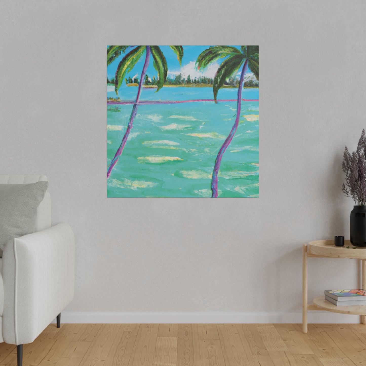 4451X - Bahamas Ocean Painting Print | Bahamas | Ocean | Beach | Poster | Home Decor | Wall Art | Canvas