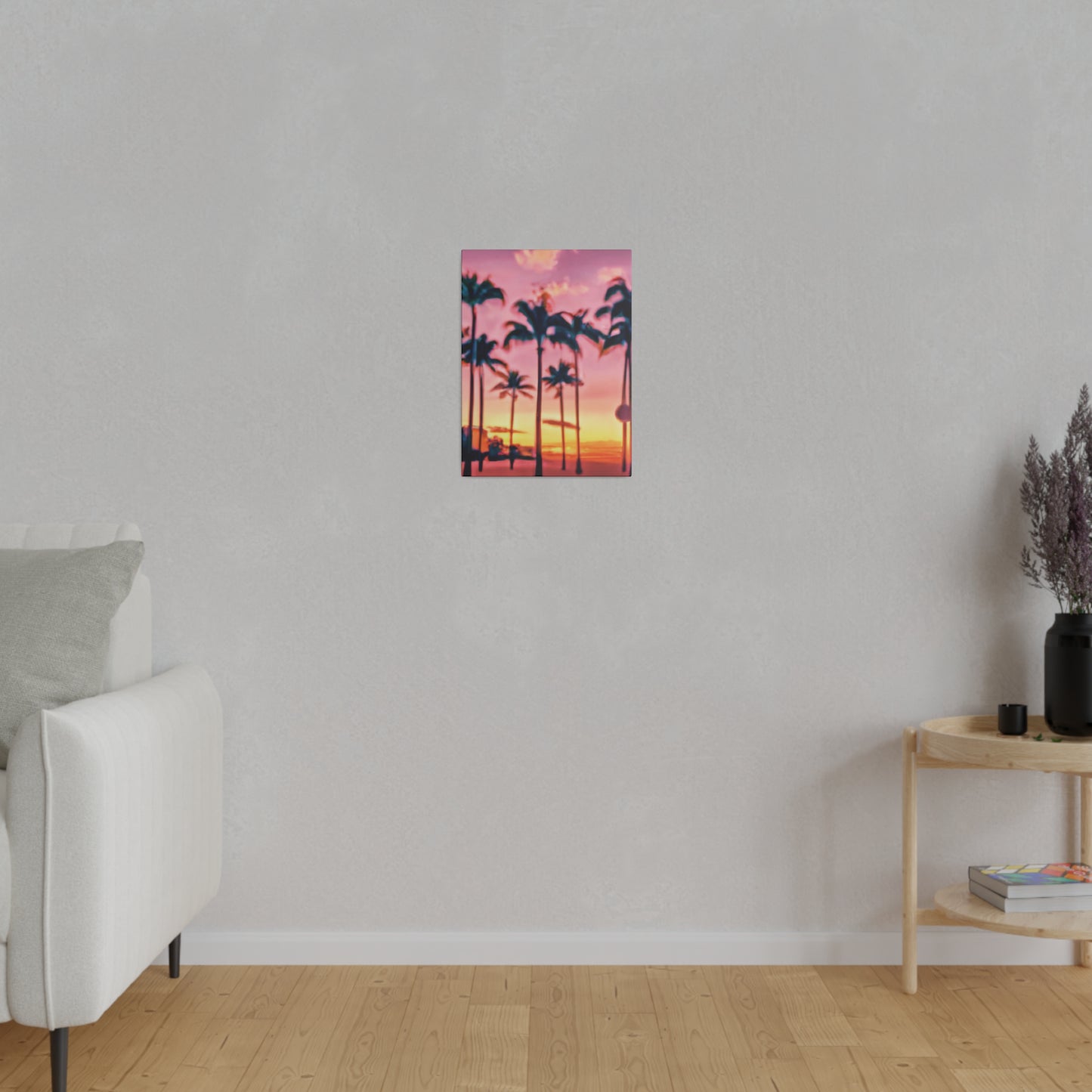 8183G - Miami Beach Sunset Painting Print | Miami | Beach | Sunset | Poster | Home Decor | Wall Art | Canvas