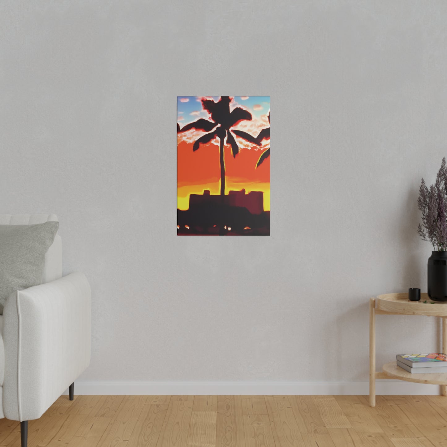 8999R - Miami Beach Sunset Painting Print | Miami | Beach | Sunset | Poster | Home Decor | Wall Art | Canvas