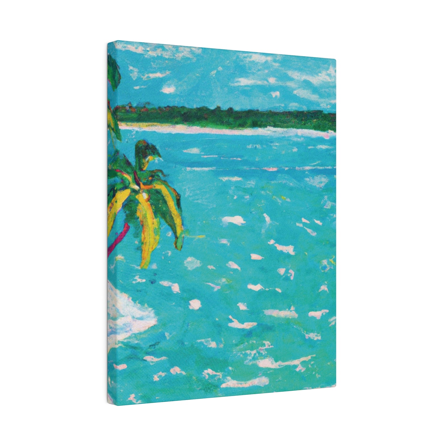 8278H - Bahamas Ocean Painting Print | Bahamas | Ocean | Beach | Poster | Home Decor | Wall Art | Canvas