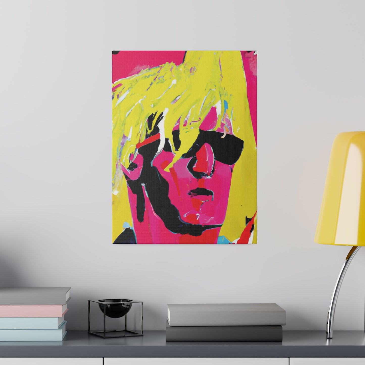 5130P - Rockstar Painting Print | Face | Abstract | Poster | Home Decor | Wall Art | Music Art | Canvas