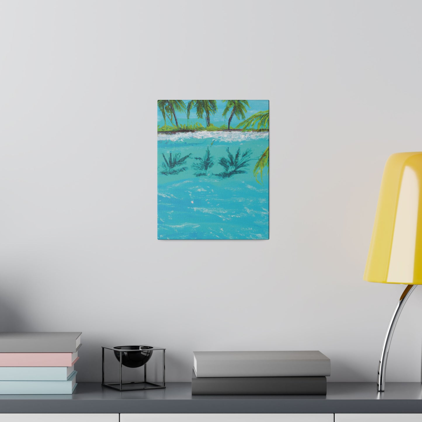 8321K - Bahamas Ocean Painting Print | Bahamas | Ocean | Beach | Poster | Home Decor | Wall Art | Canvas