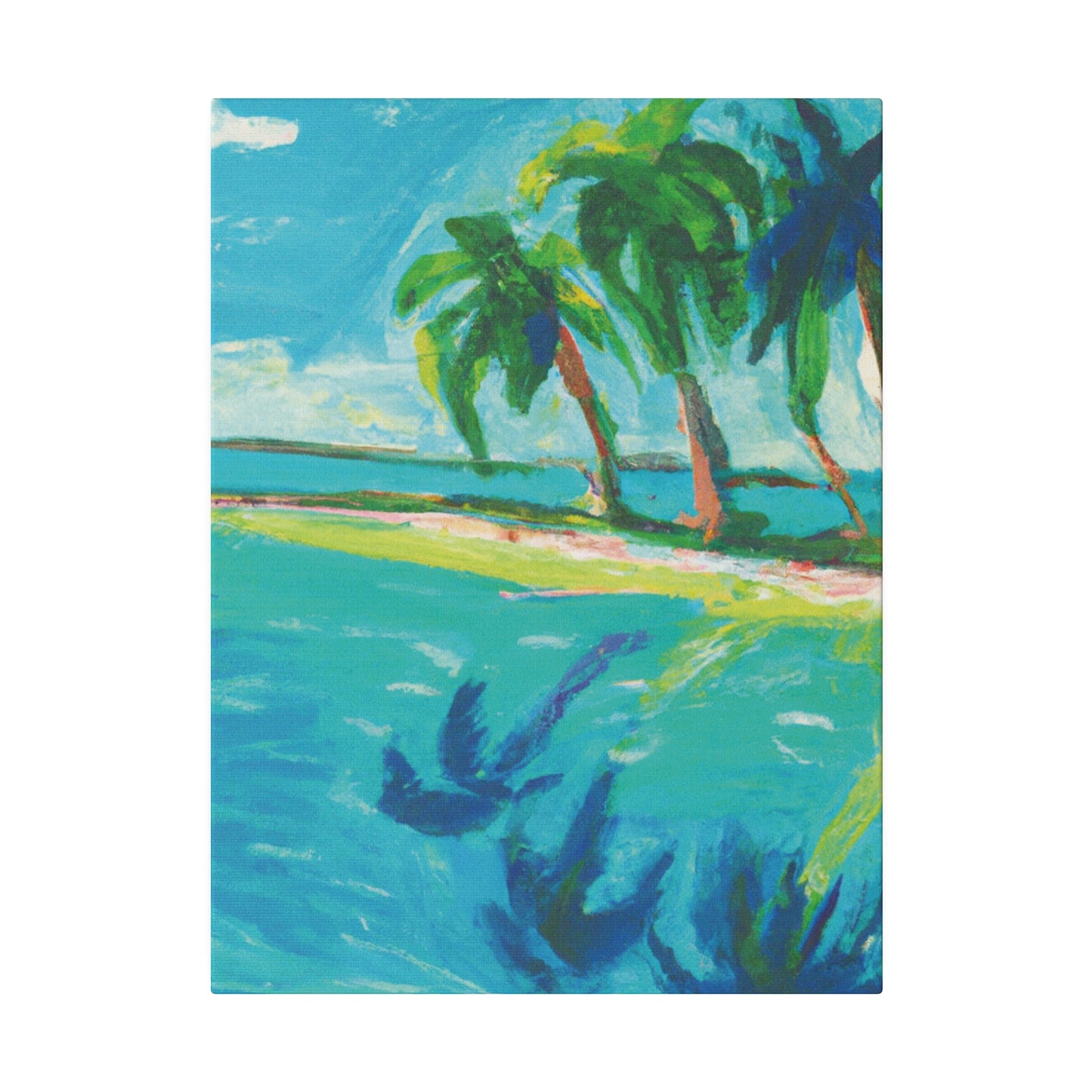 7326Z - Bahamas Ocean Painting Print | Bahamas | Ocean | Beach | Poster | Home Decor | Wall Art | Canvas