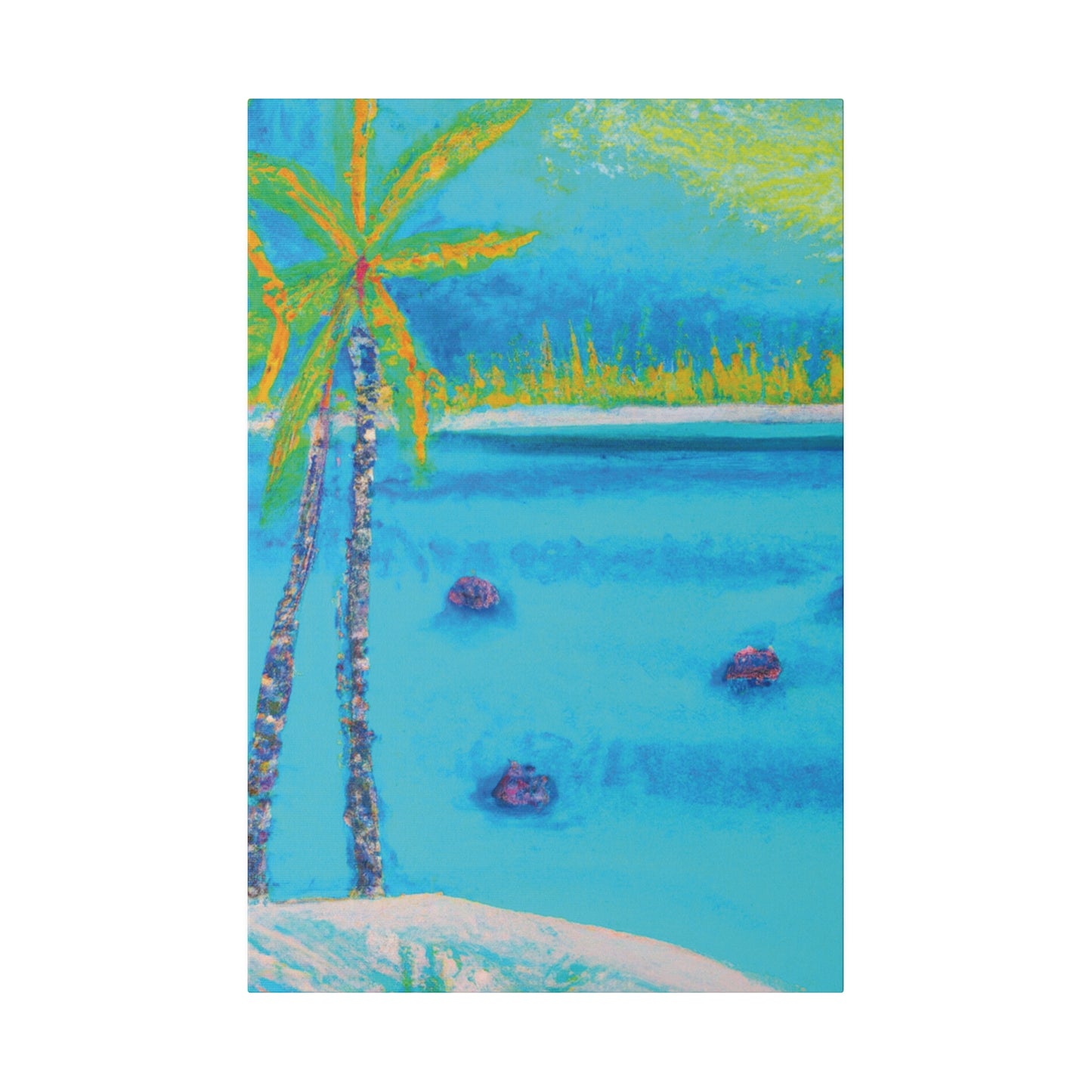 2937T - Bahamas Ocean Painting Print | Bahamas | Ocean | Beach | Poster | Home Decor | Wall Art | Canvas