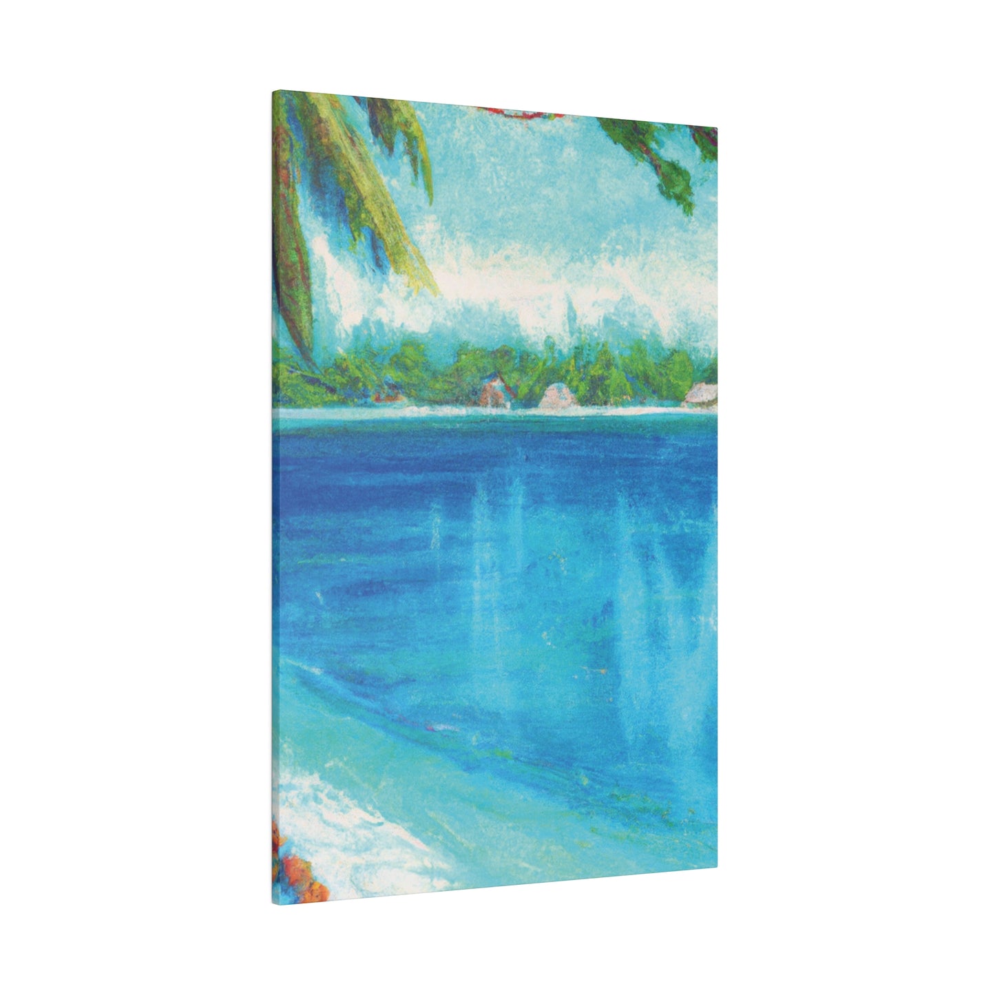 3198N - Bahamas Ocean Painting Print | Bahamas | Ocean | Beach | Poster | Home Decor | Wall Art | Canvas