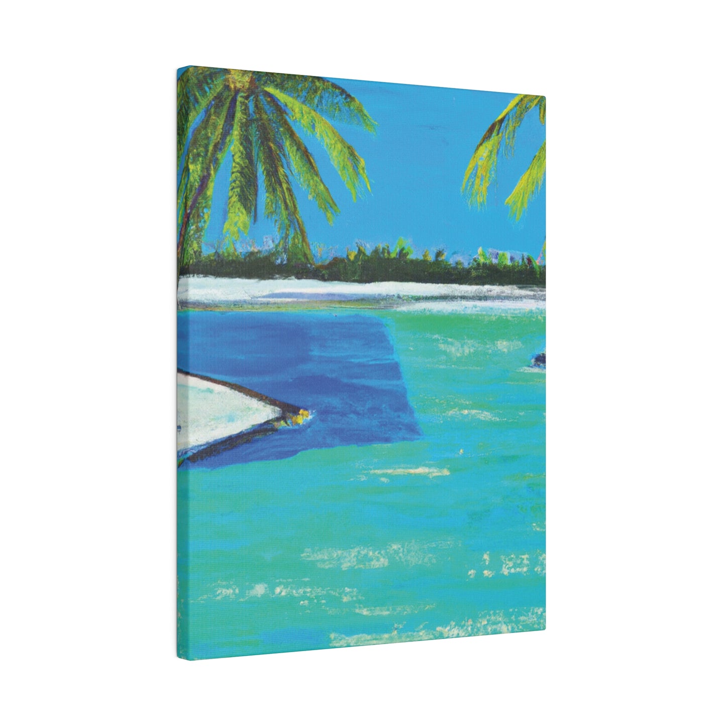 9761V - Bahamas Ocean Painting Print | Bahamas | Ocean | Beach | Poster | Home Decor | Wall Art | Canvas