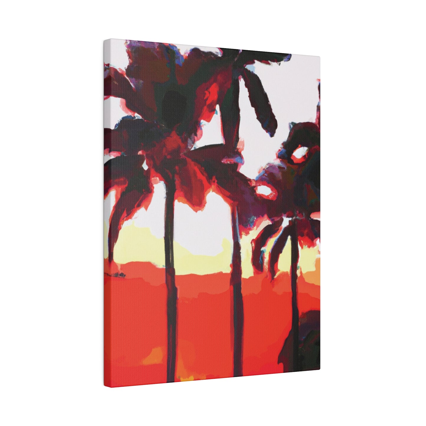 6831K - Miami Beach Sunset Painting Print | Miami | Beach | Sunset | Poster | Home Decor | Wall Art | Canvas