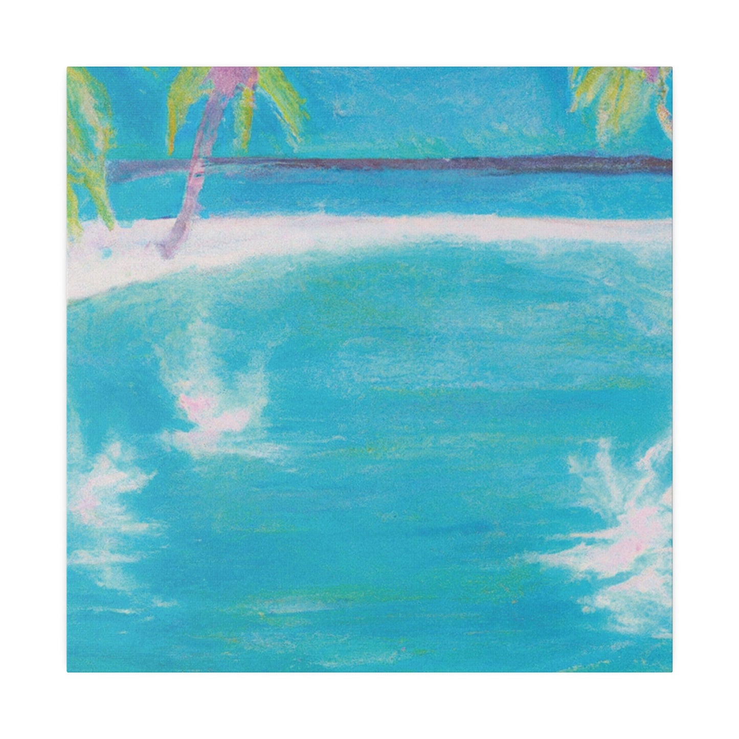 8348G - Bahamas Ocean Painting Print | Bahamas | Ocean | Beach | Poster | Home Decor | Wall Art | Canvas