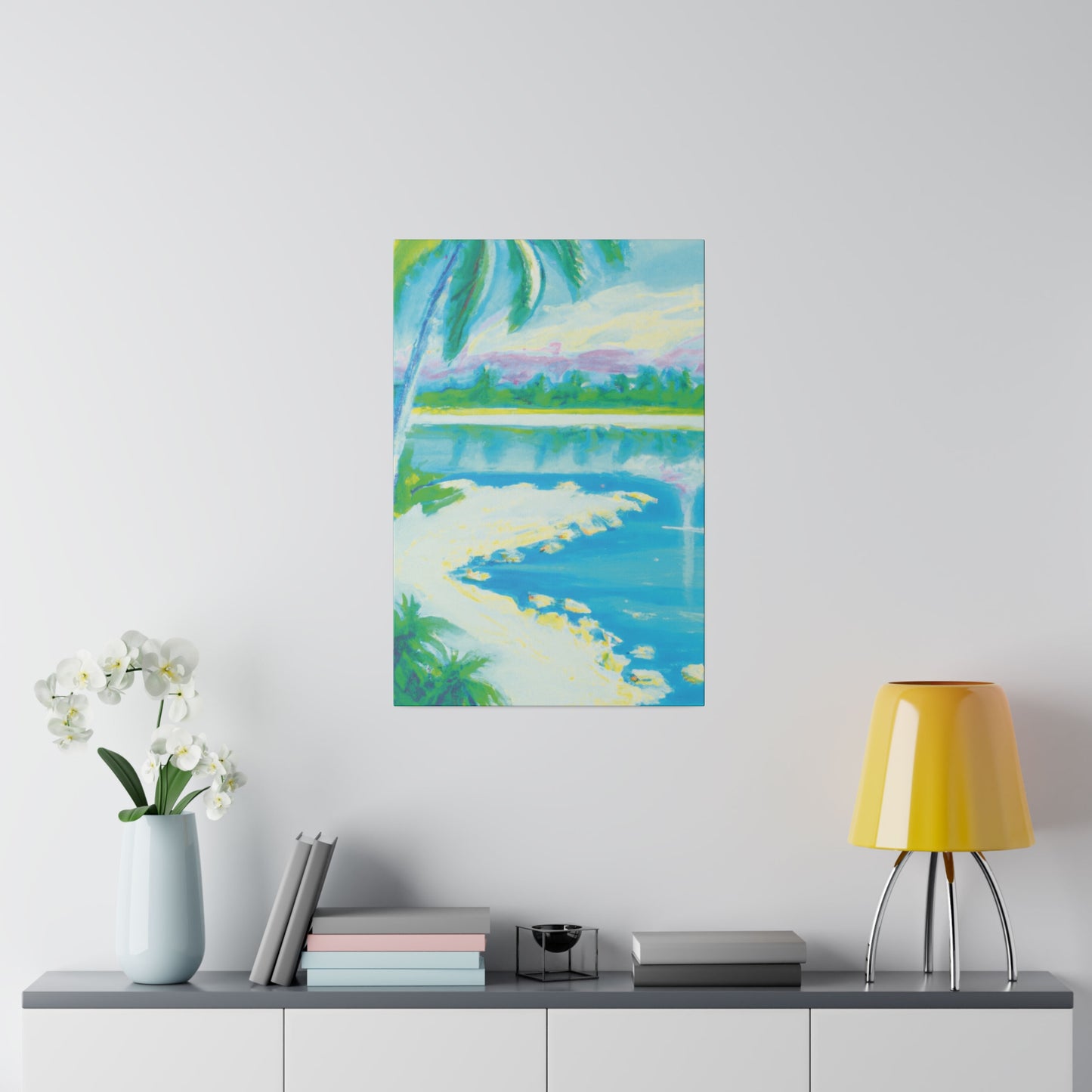 4501F - Bahamas Ocean Painting Print | Bahamas | Ocean | Beach | Poster | Home Decor | Wall Art | Canvas