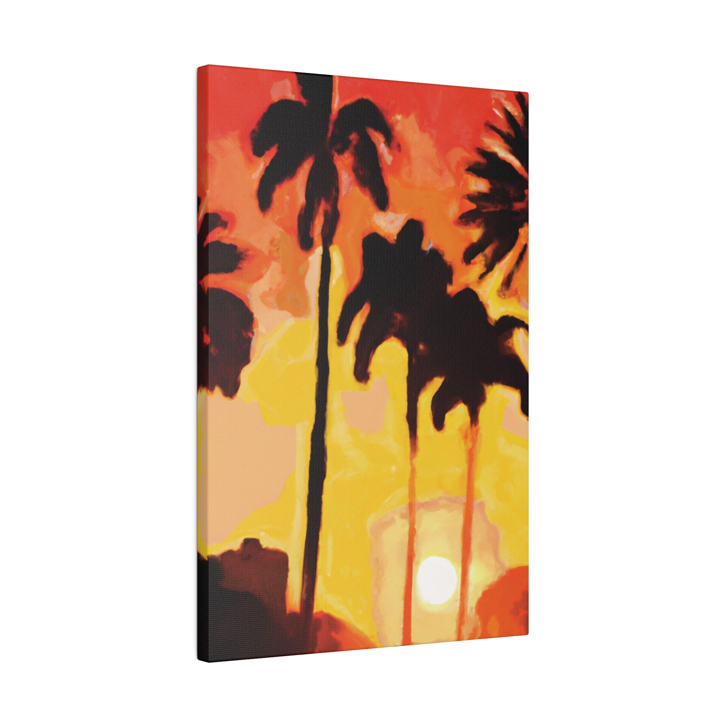 3259B - Miami Beach Sunset Painting Print | Miami | Beach | Sunset | Poster | Home Decor | Wall Art | Canvas