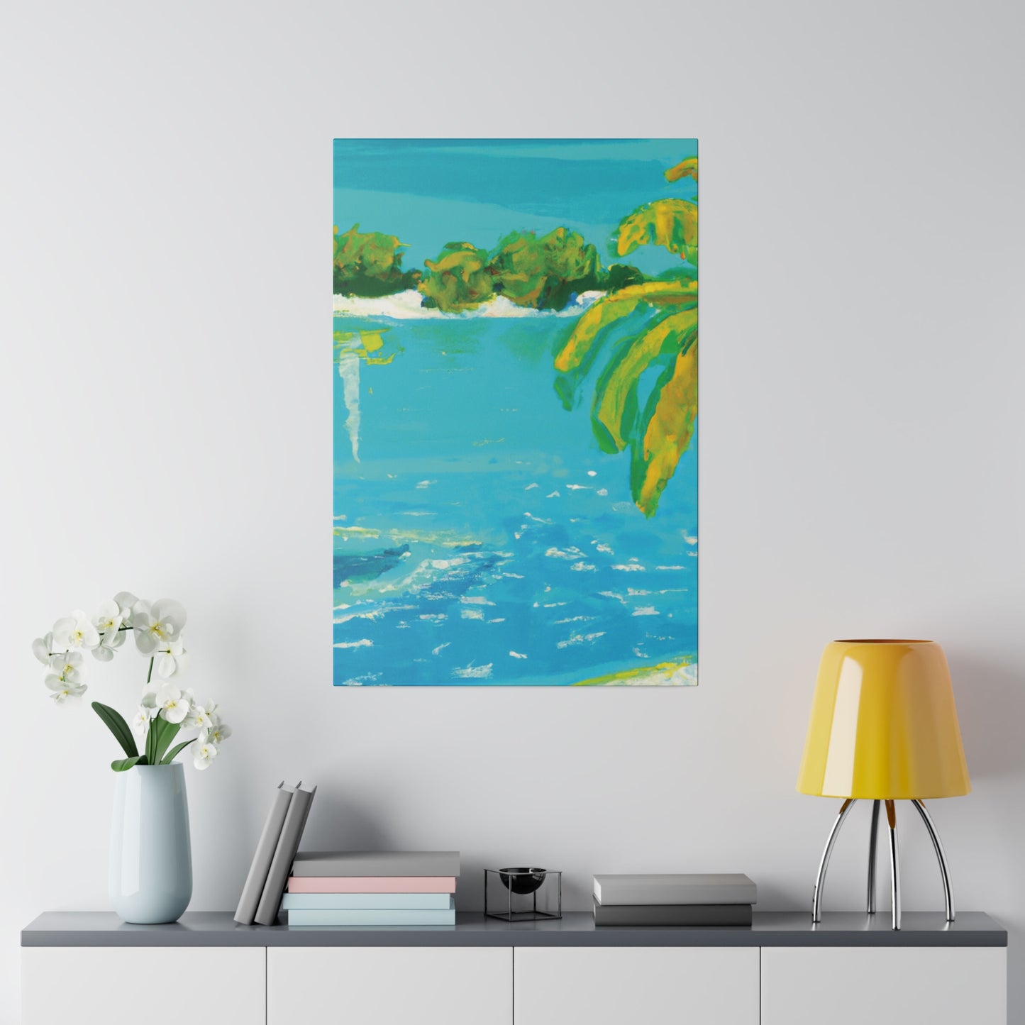 2261V - Bahamas Ocean Painting Print | Bahamas | Ocean | Beach | Poster | Home Decor | Wall Art | Canvas