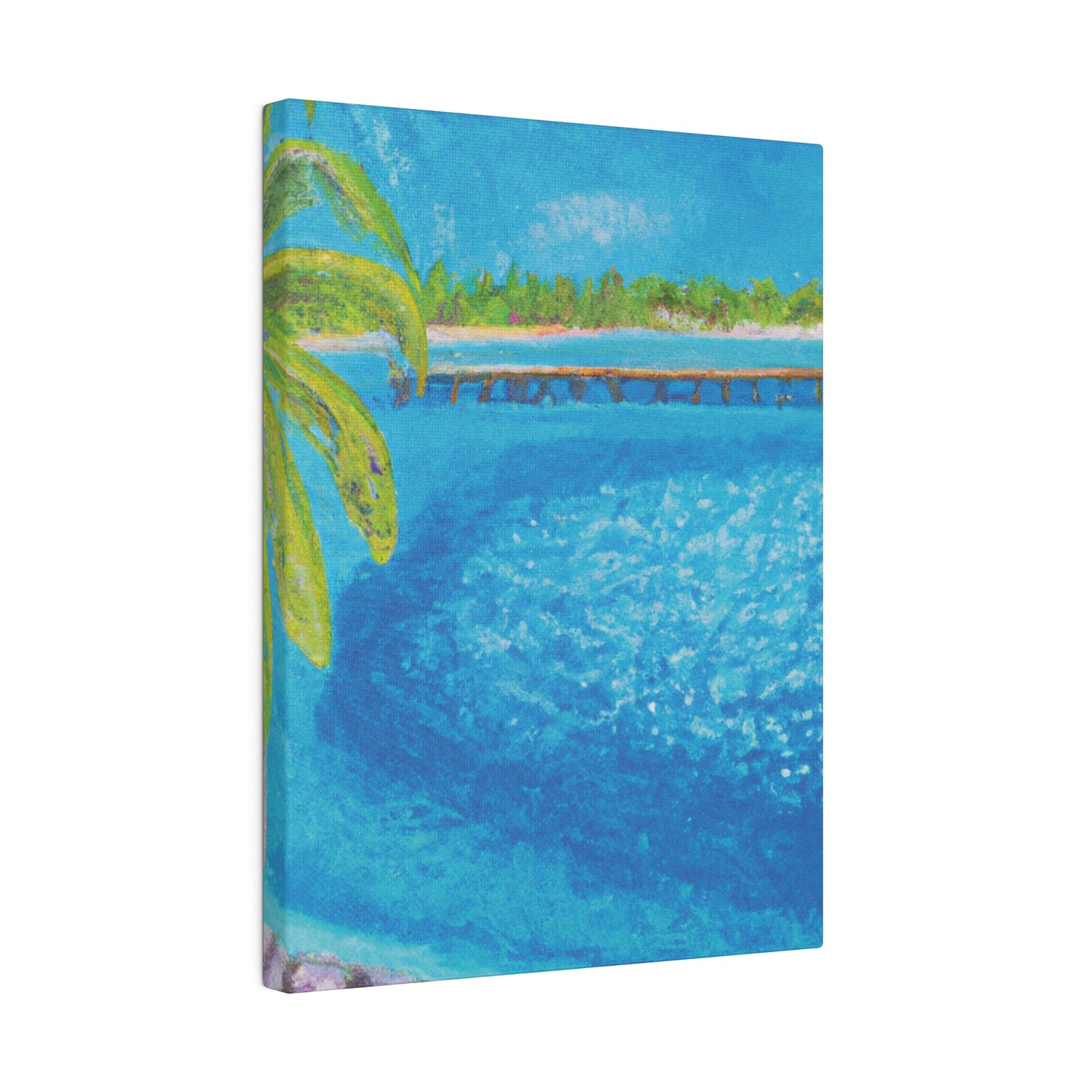 9462U - Bahamas Ocean Painting Print | Bahamas | Ocean | Beach | Poster | Home Decor | Wall Art | Canvas