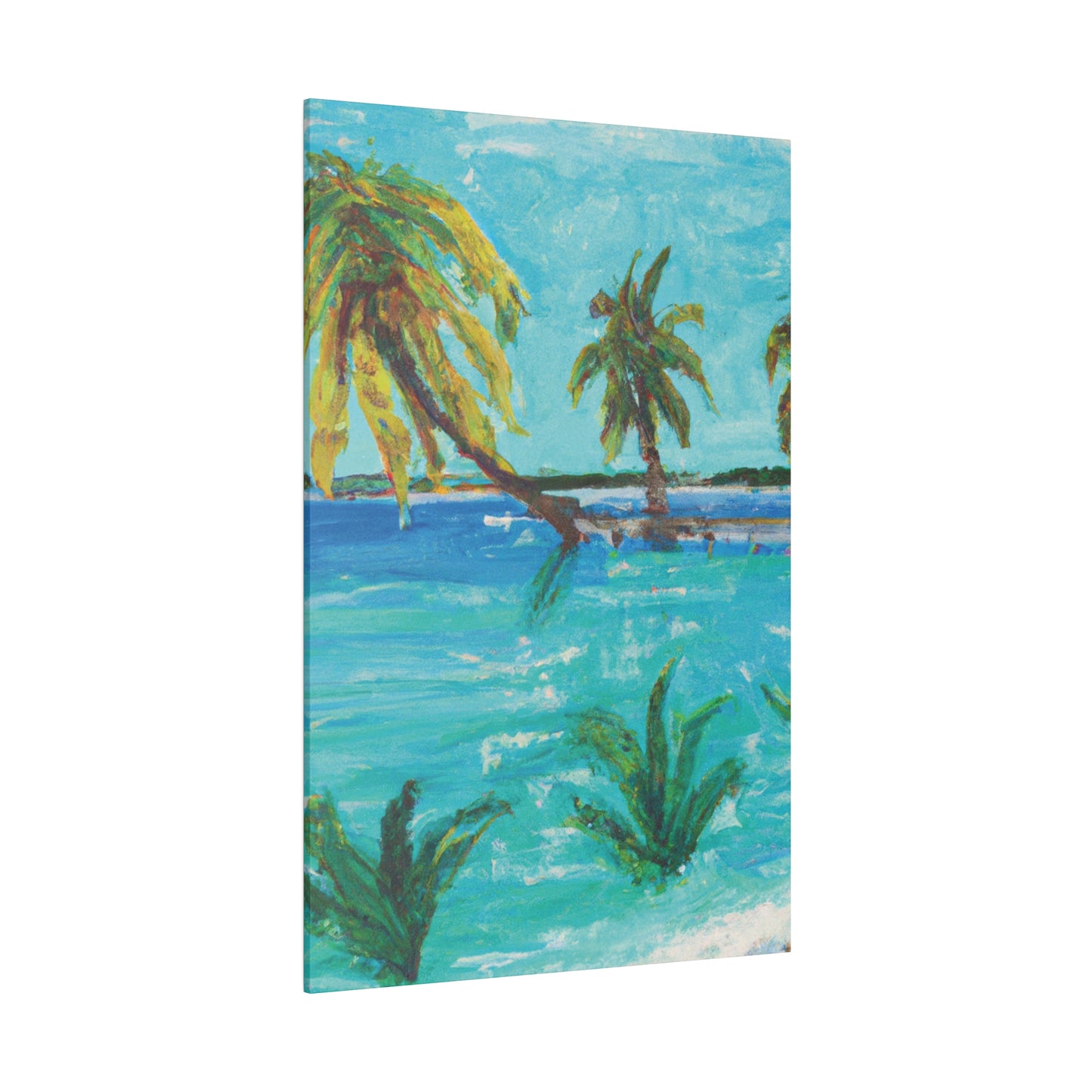 3256T - Bahamas Ocean Painting Print | Bahamas | Ocean | Beach | Poster | Home Decor | Wall Art | Canvas