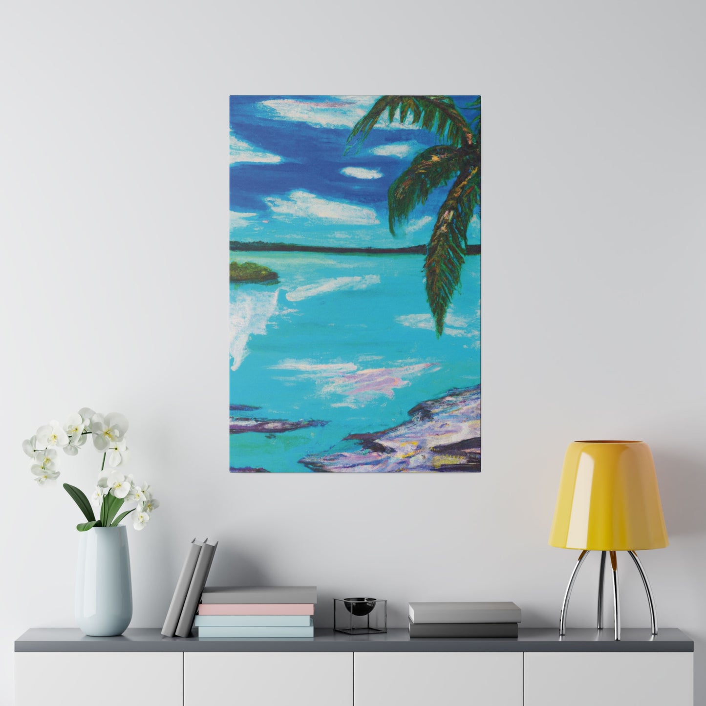 9184C - Bahamas Ocean Painting Print | Bahamas | Ocean | Beach | Poster | Home Decor | Wall Art | Canvas