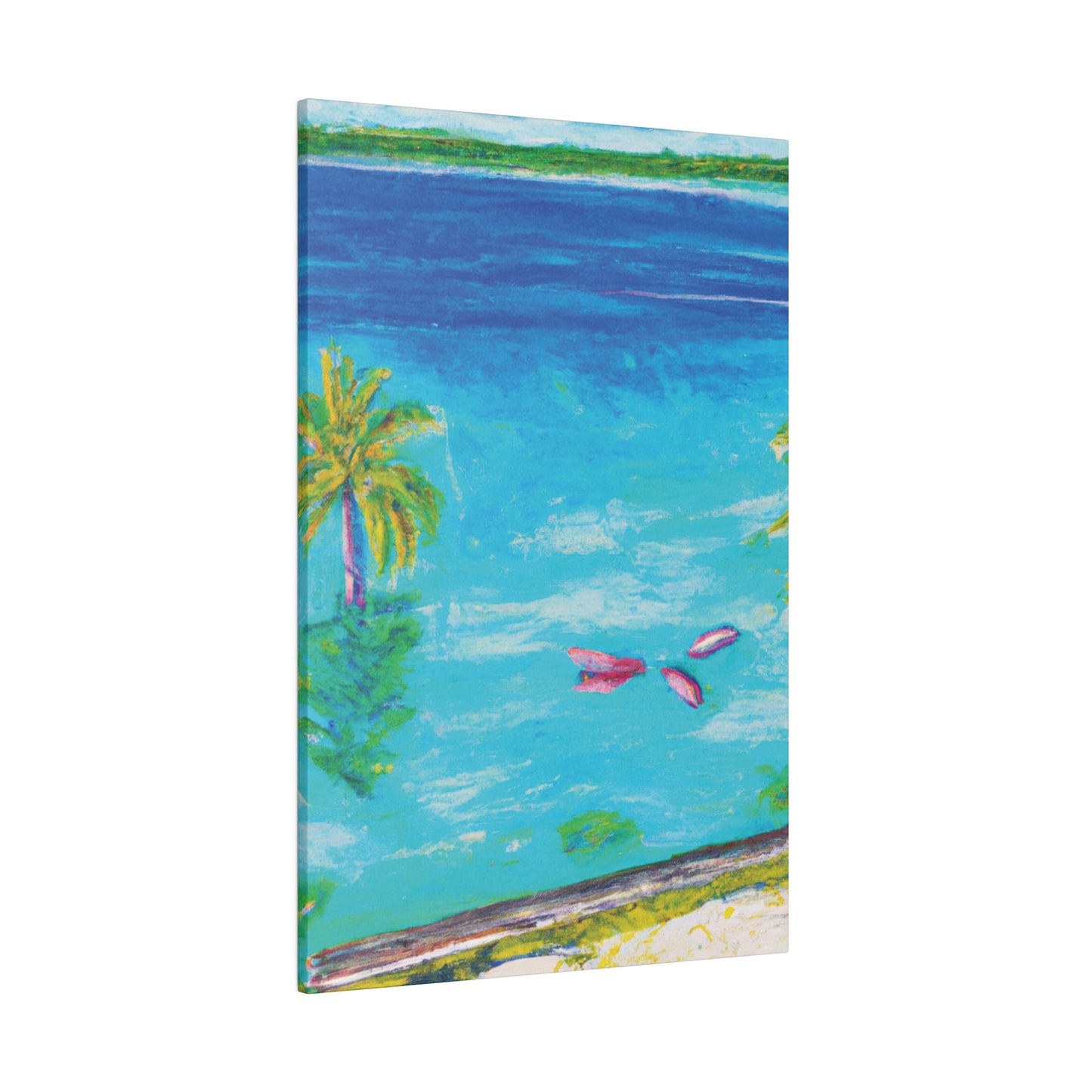 9387Q - Bahamas Ocean Painting Print | Bahamas | Ocean | Beach | Poster | Home Decor | Wall Art | Canvas