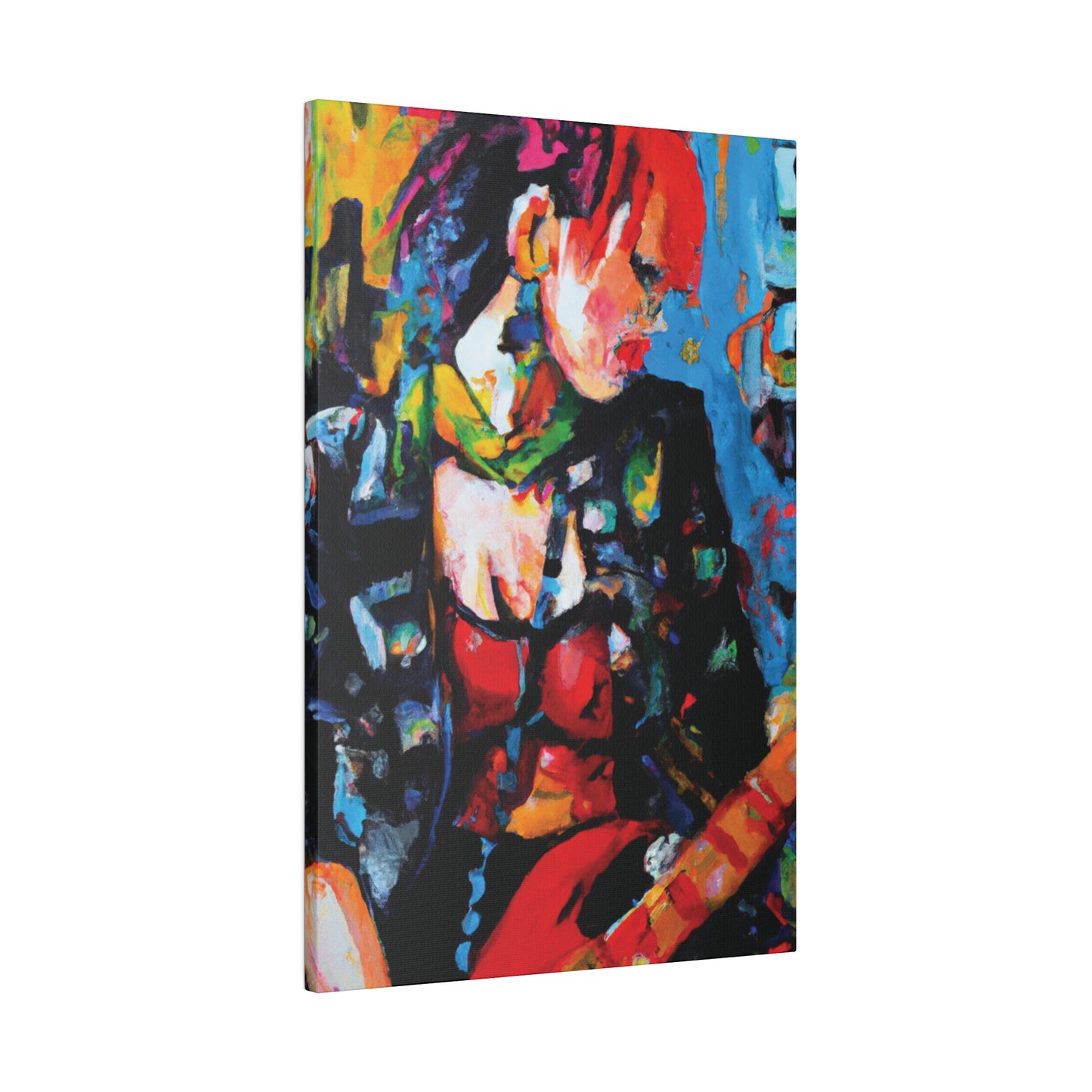 9602B - Rockstar Oil Painting Style Print | Poster | Home Decor | Wall Art | Music Art | Canvas