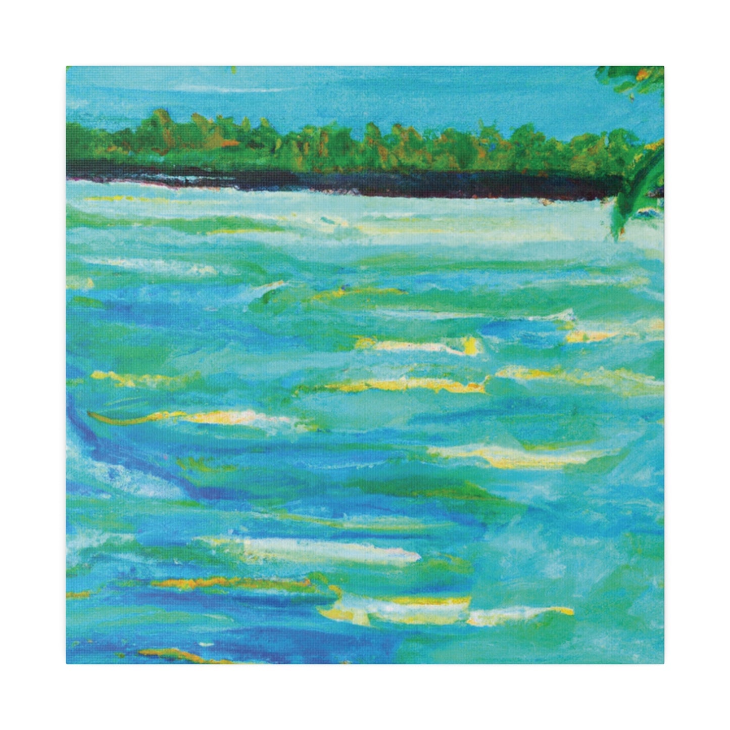 4292X - Bahamas Ocean Painting Print | Bahamas | Ocean | Beach | Poster | Home Decor | Wall Art | Canvas