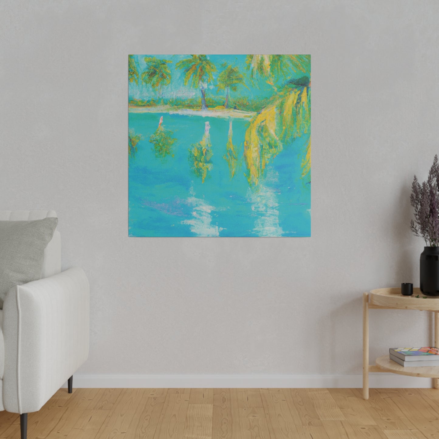 4935Q - Bahamas Ocean Painting Print | Bahamas | Ocean | Beach | Poster | Home Decor | Wall Art | Canvas