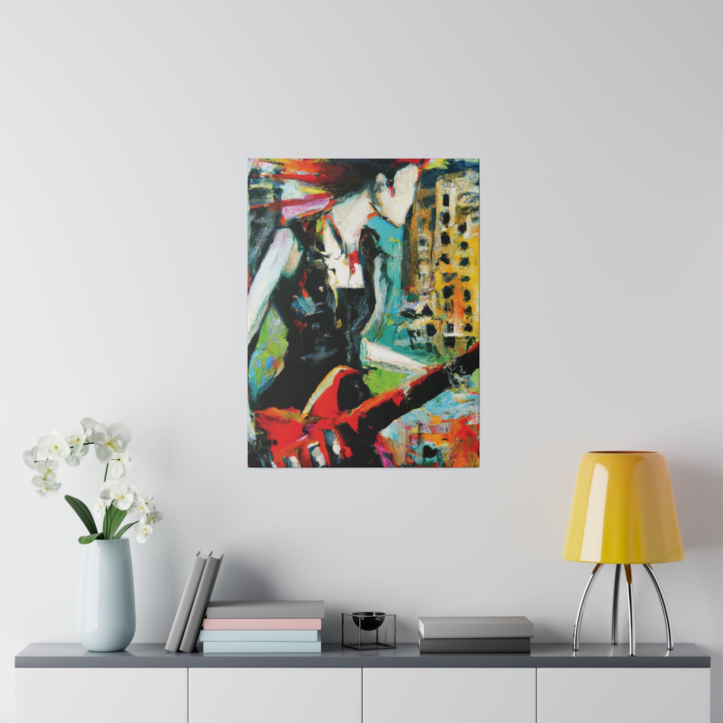 3226O - Rockstar Oil Painting Style Print | Poster | Home Decor | Wall Art | Music Art | Canvas