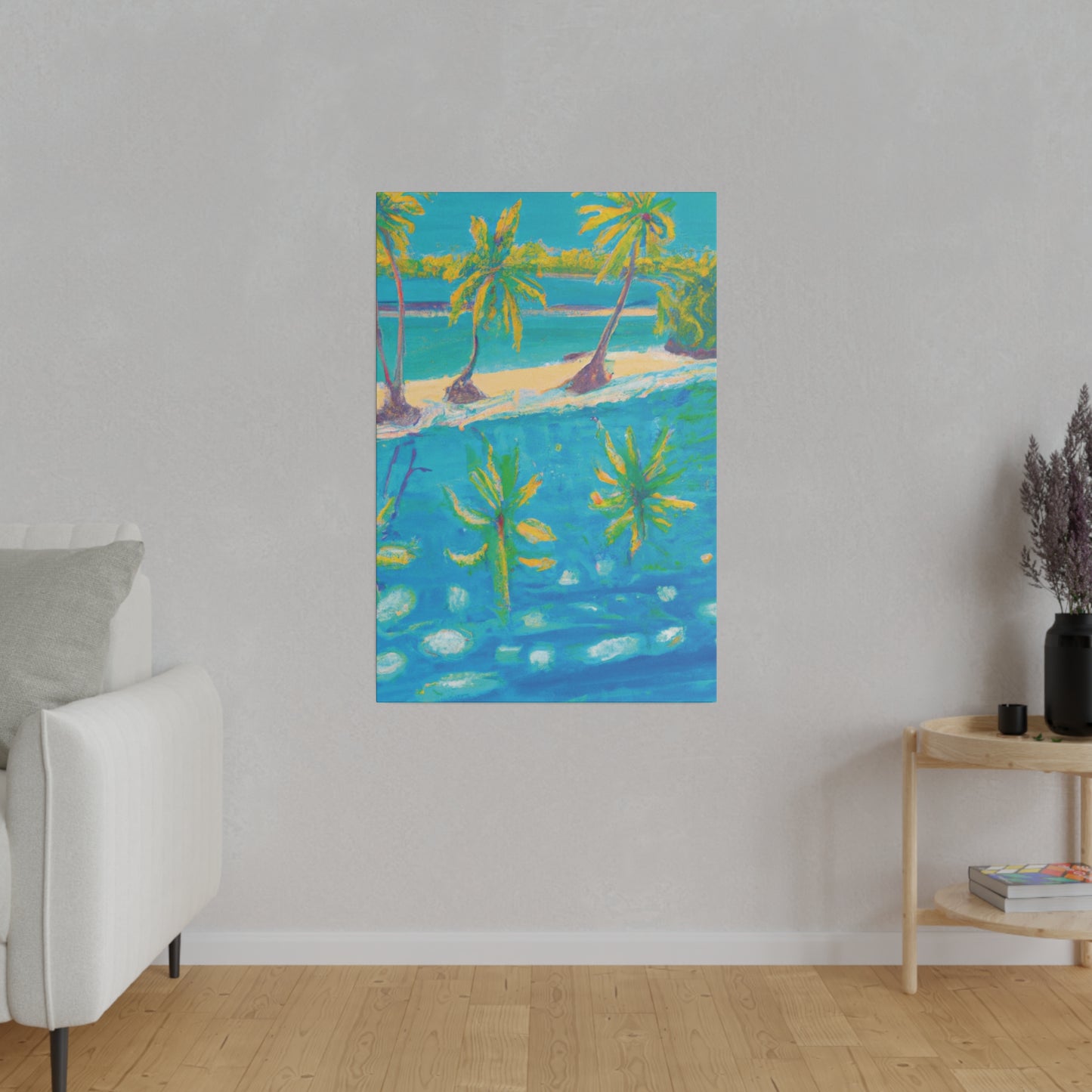 4825R - Bahamas Ocean Painting Print | Bahamas | Ocean | Beach | Poster | Home Decor | Wall Art | Canvas