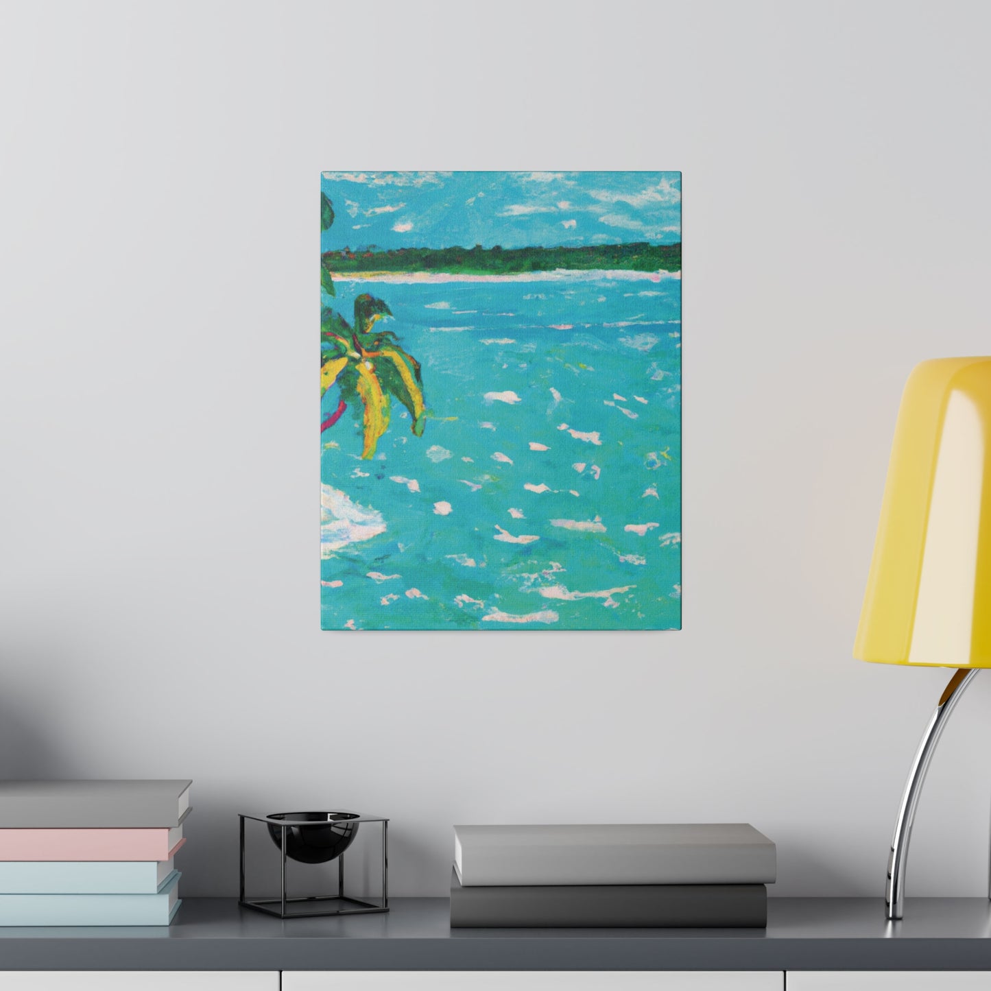 8278H - Bahamas Ocean Painting Print | Bahamas | Ocean | Beach | Poster | Home Decor | Wall Art | Canvas