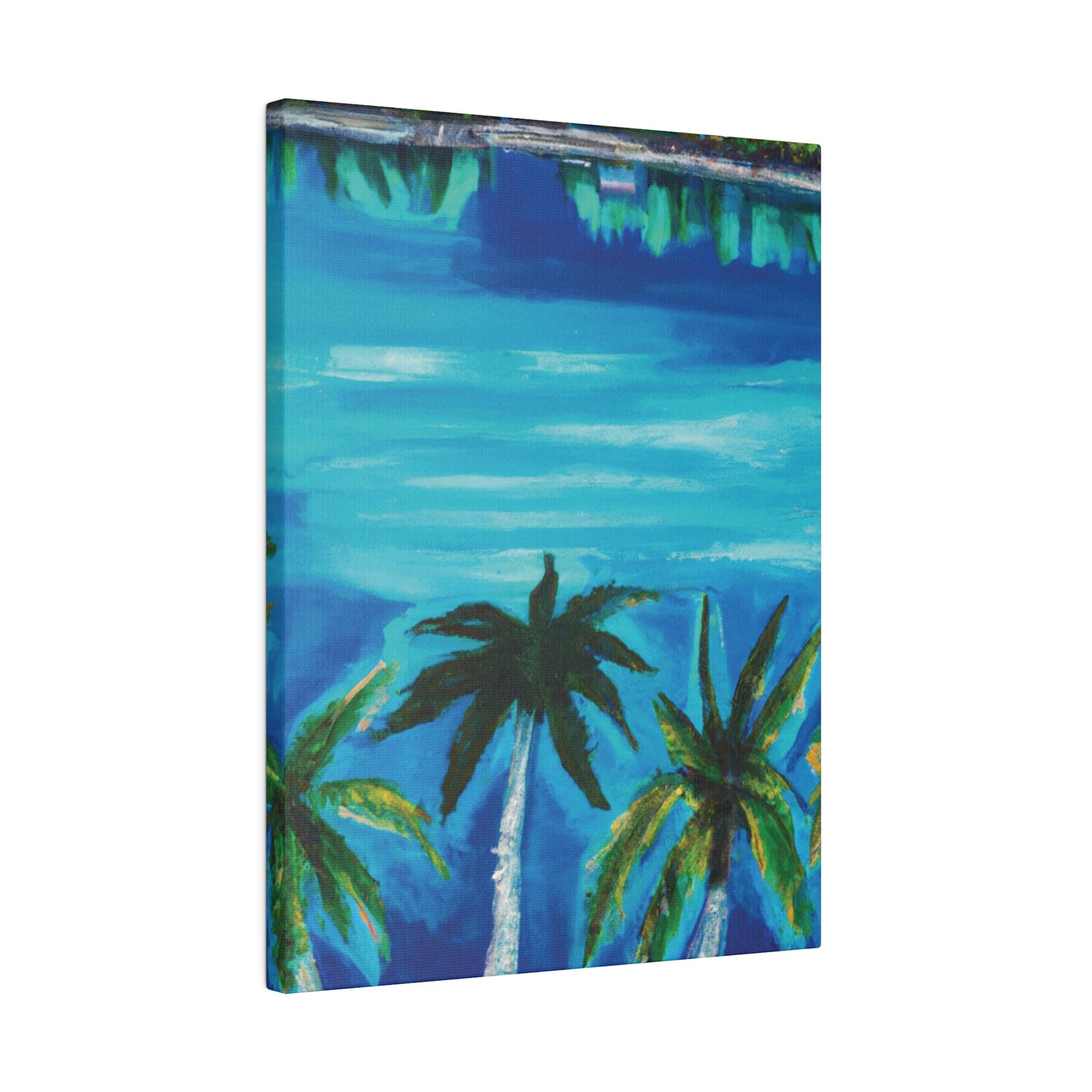 6741K - Bahamas Ocean Painting Print | Bahamas | Ocean | Beach | Poster | Home Decor | Wall Art | Canvas