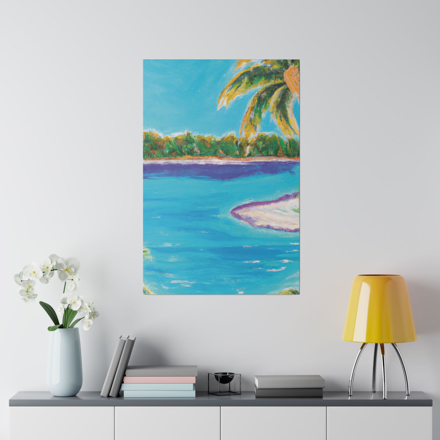 6781B - Bahamas Ocean Painting Print | Bahamas | Ocean | Beach | Poster | Home Decor | Wall Art | Canvas