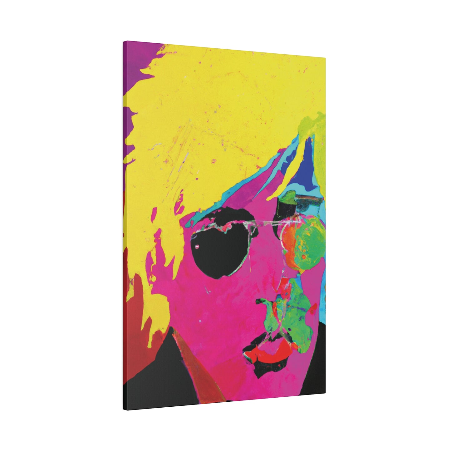 7141U - Rockstar Painting Print | Face | Abstract | Poster | Home Decor | Wall Art | Music Art | Canvas