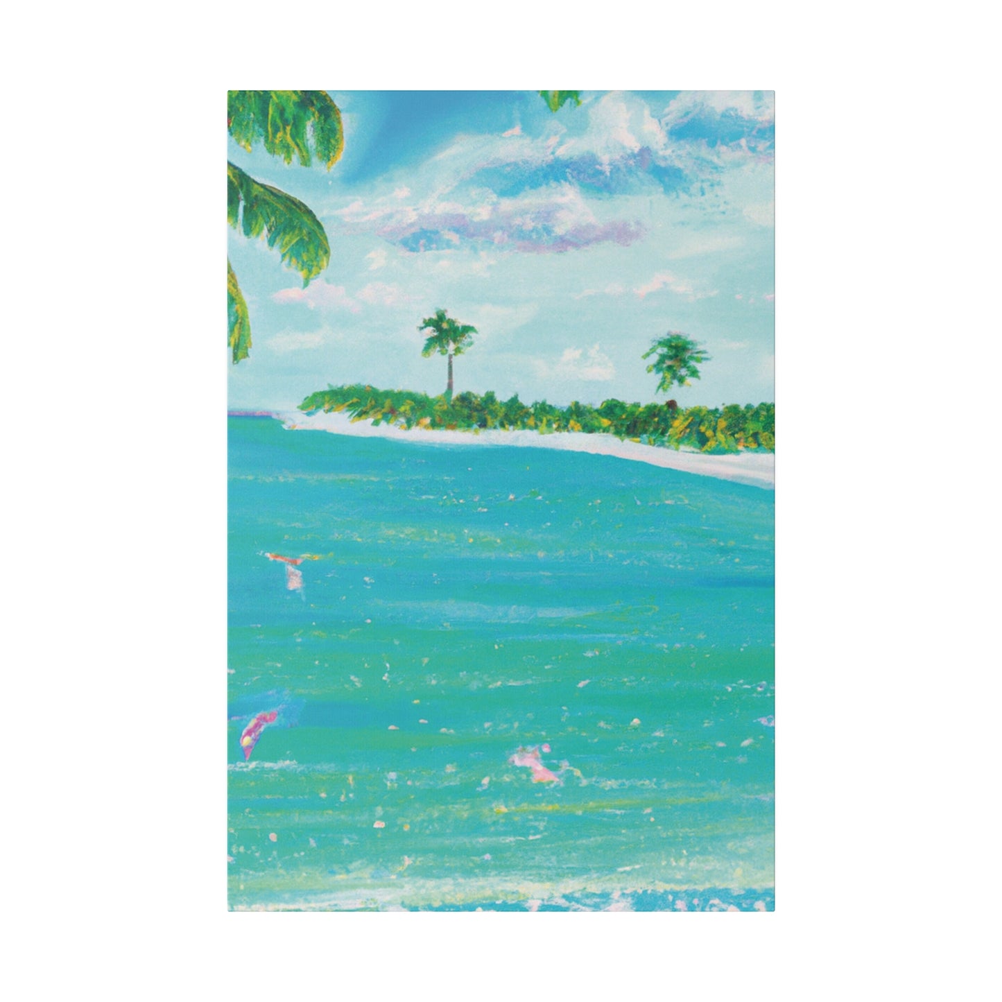 6576D - Bahamas Ocean Painting Print | Bahamas | Ocean | Beach | Poster | Home Decor | Wall Art | Canvas