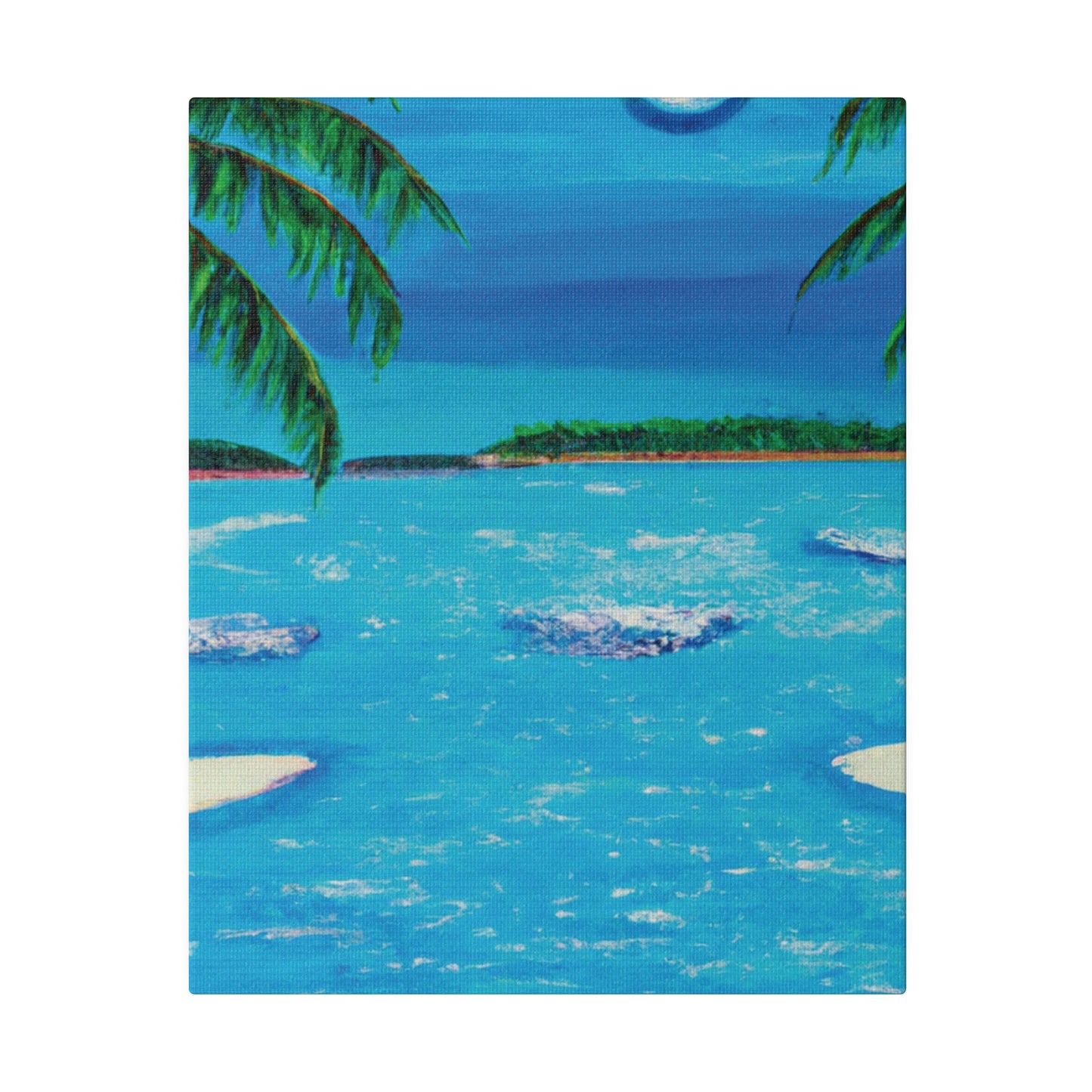 7239Z - Bahamas Ocean Painting Print | Bahamas | Ocean | Beach | Poster | Home Decor | Wall Art | Canvas