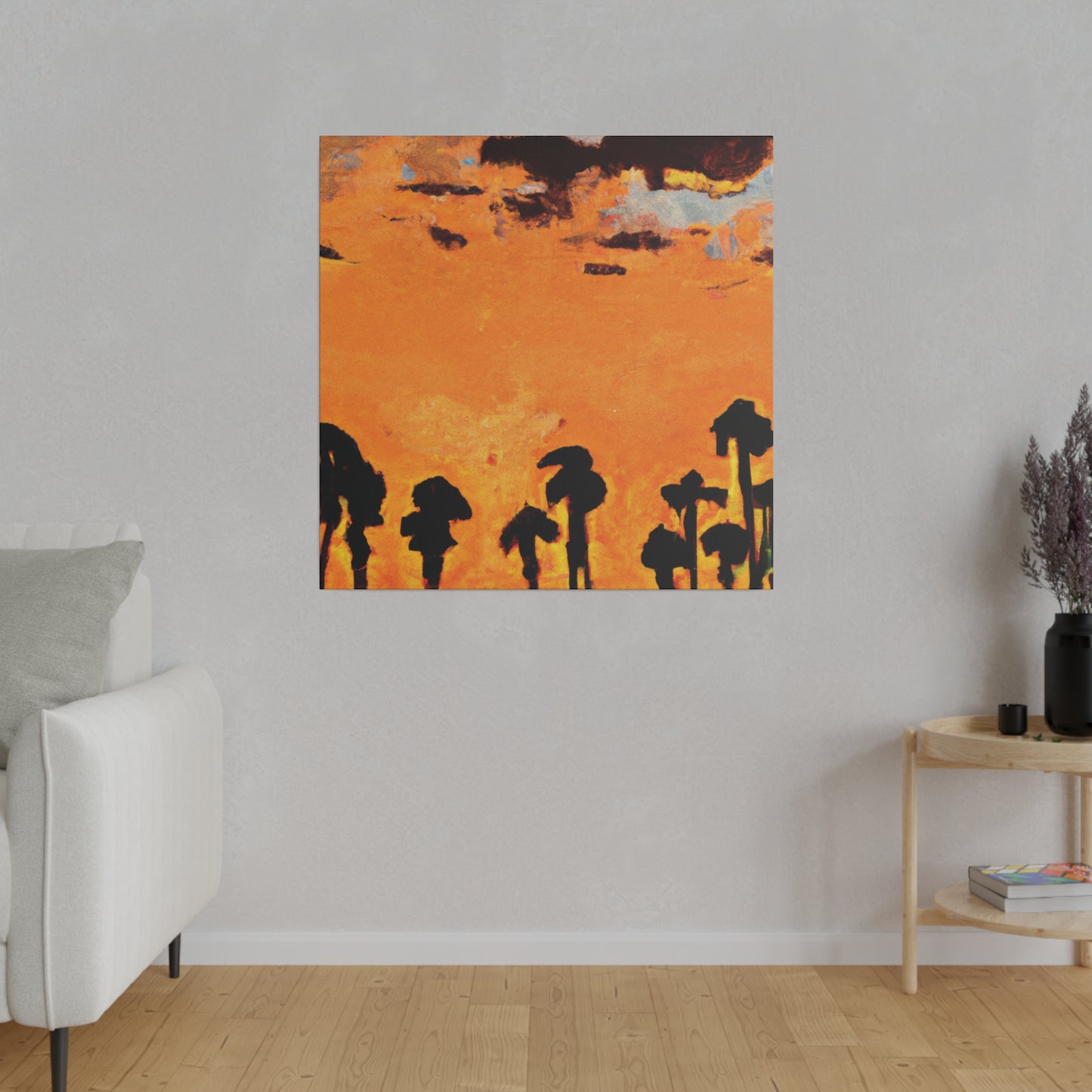 3231S - Miami Beach Sunset Painting Print | Miami | Beach | Sunset | Poster | Home Decor | Wall Art | Canvas