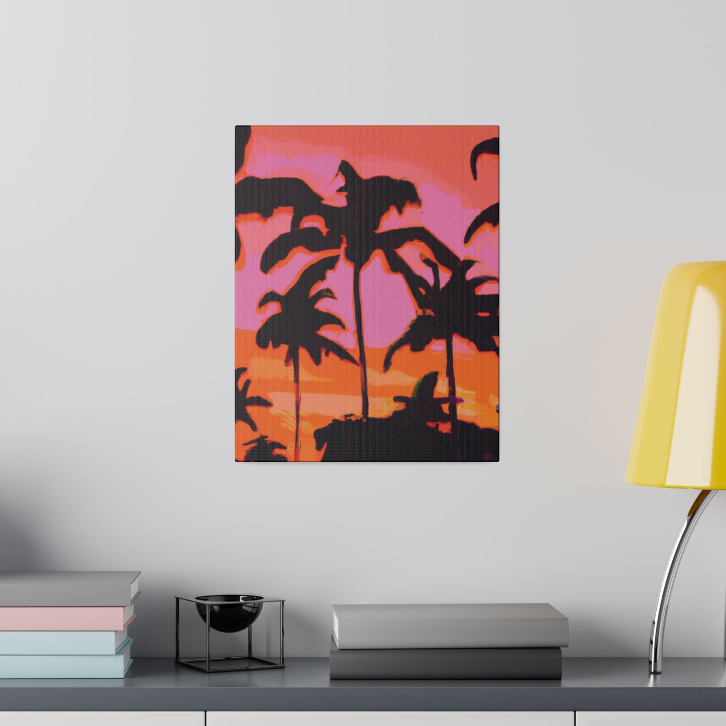 6226X - Miami Beach Sunset Painting Print | Miami | Beach | Sunset | Poster | Home Decor | Wall Art | Canvas