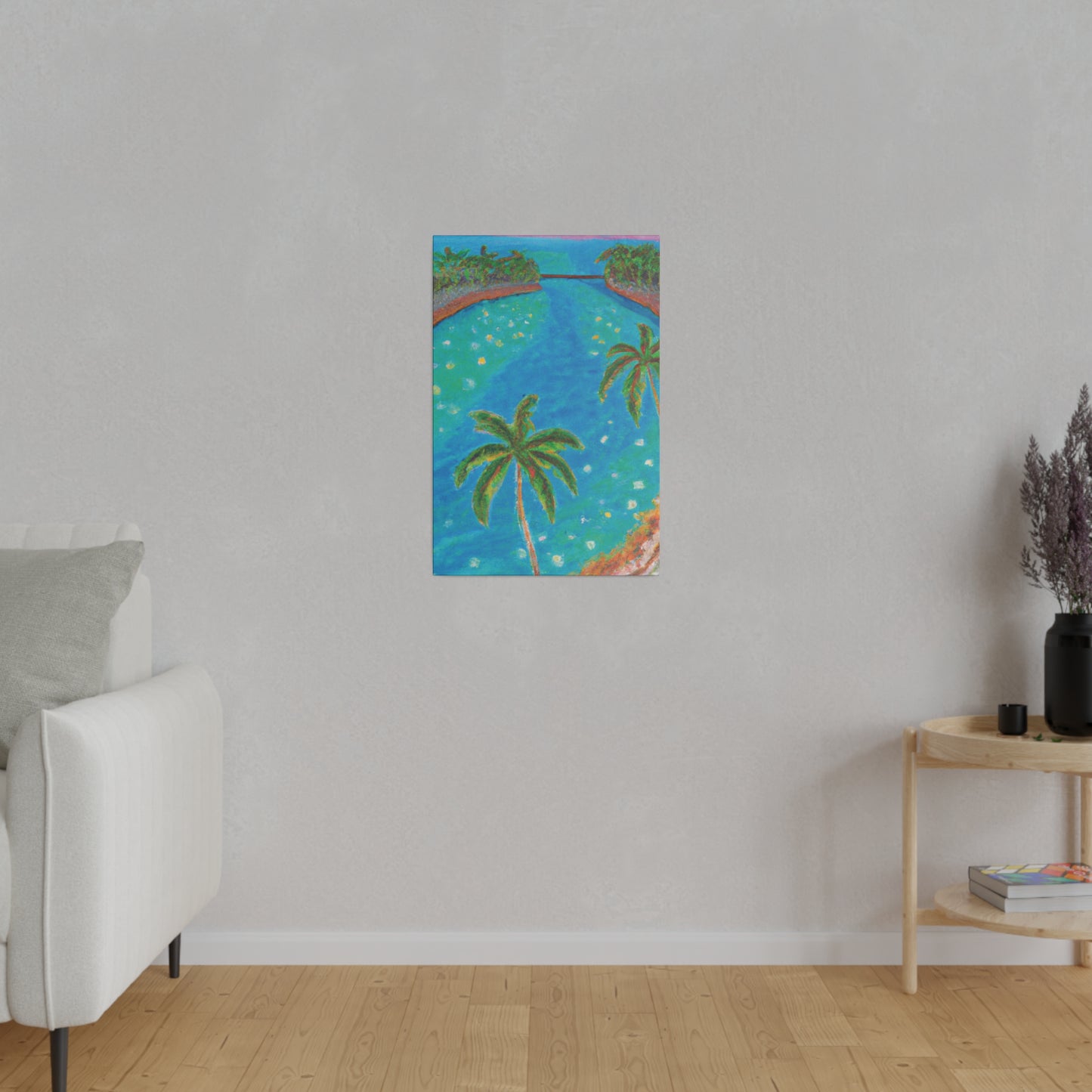 3827C - Bahamas Ocean Painting Print | Bahamas | Ocean | Beach | Poster | Home Decor | Wall Art | Canvas