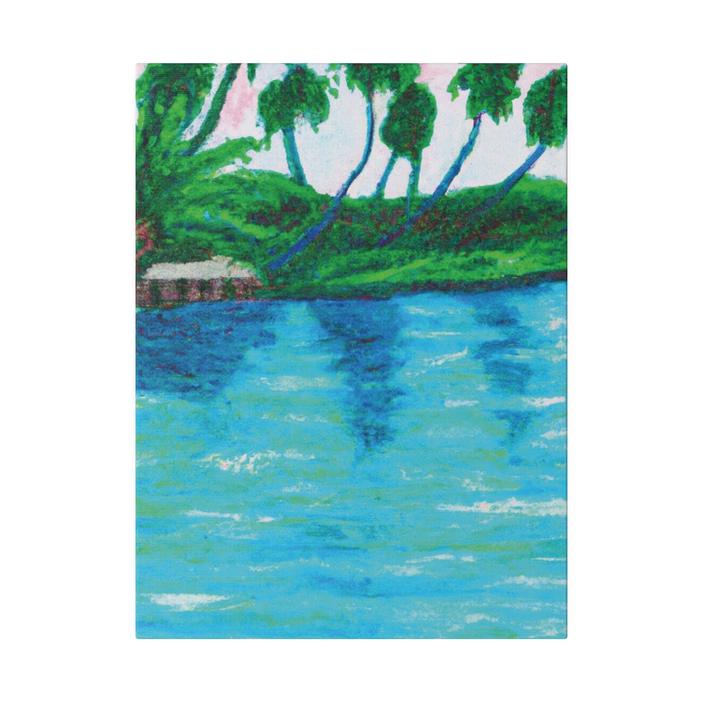 9457L - Bahamas Ocean Painting Print | Bahamas | Ocean | Beach | Poster | Home Decor | Wall Art | Canvas